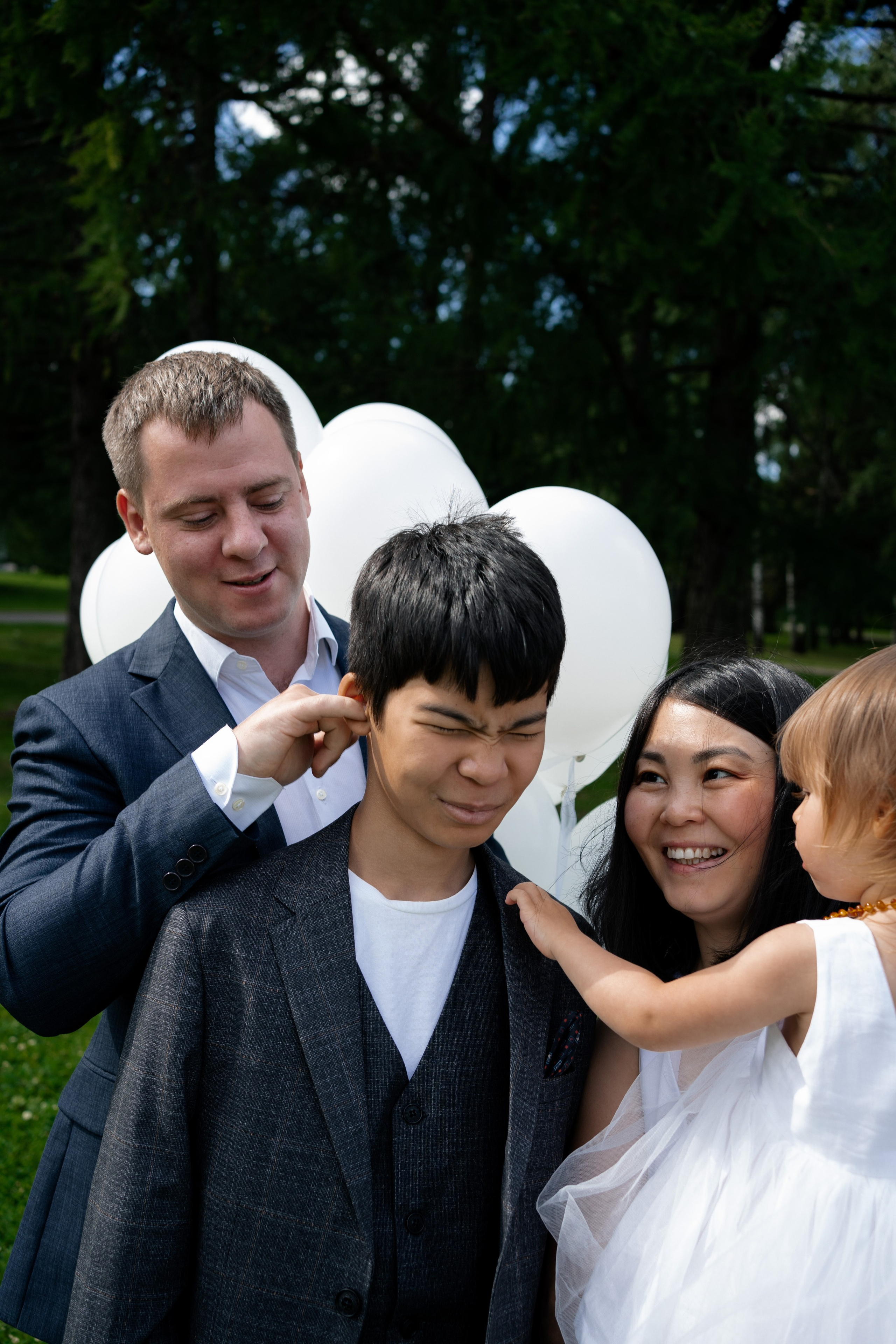 Асель, Дима, Амир и Аня (2 годика). Елена Чернега свадебный и коммерческий фотограф