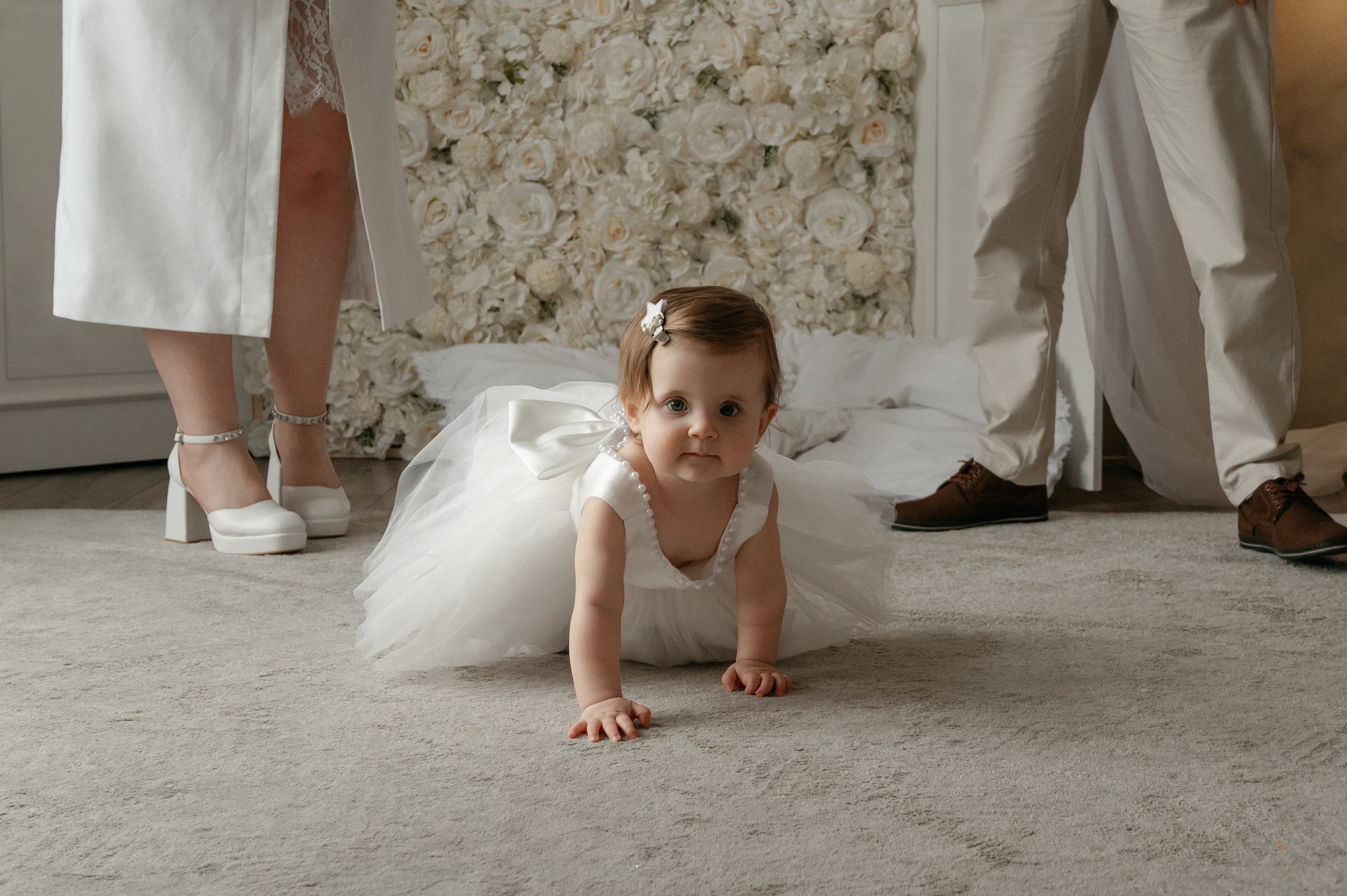 Годовасие малышки Киры в студии. Свадебный фотограф Мария Строгонова