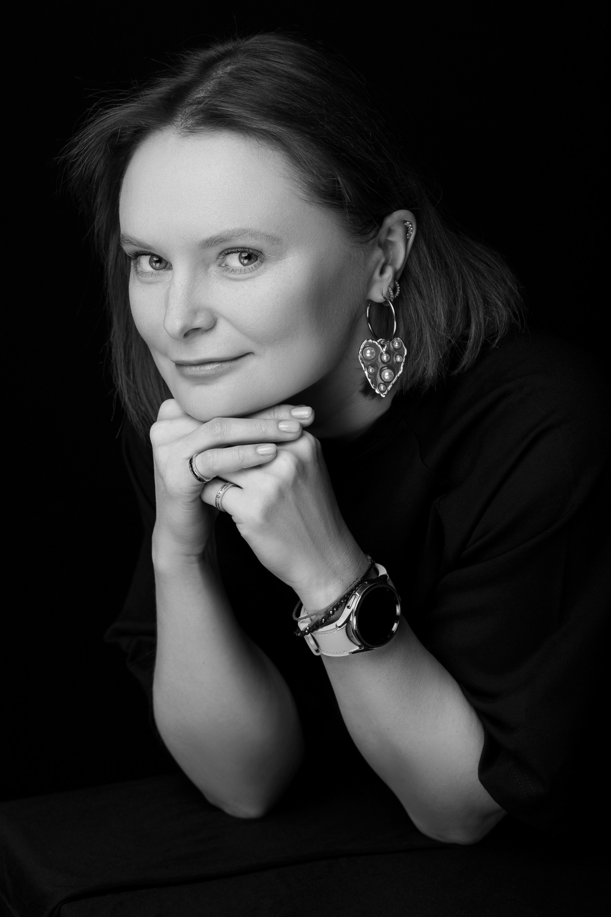 Черно-белые портреты. Семейный фотограф в Москве Евгения Соловьёва