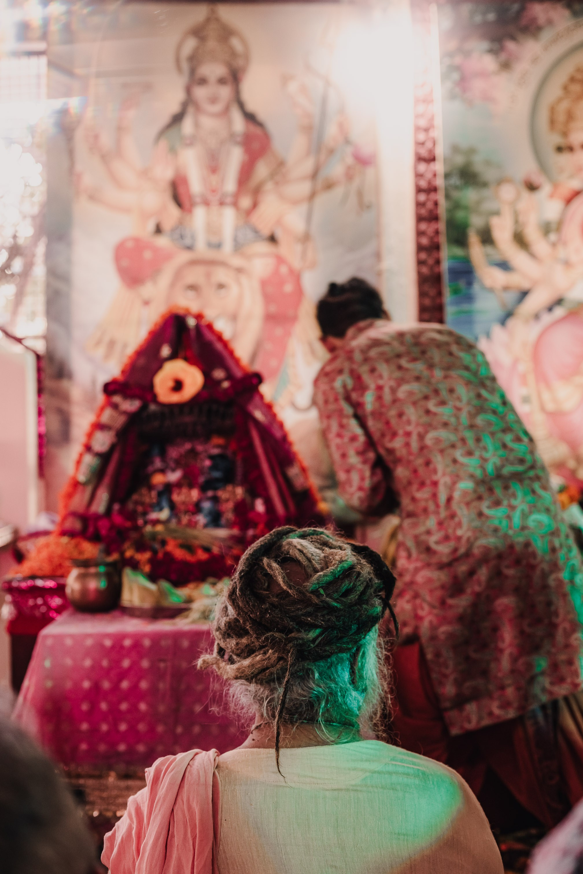 Navaratri yajna at Devraha Baba Ji ashram. Мариам Багдасарян