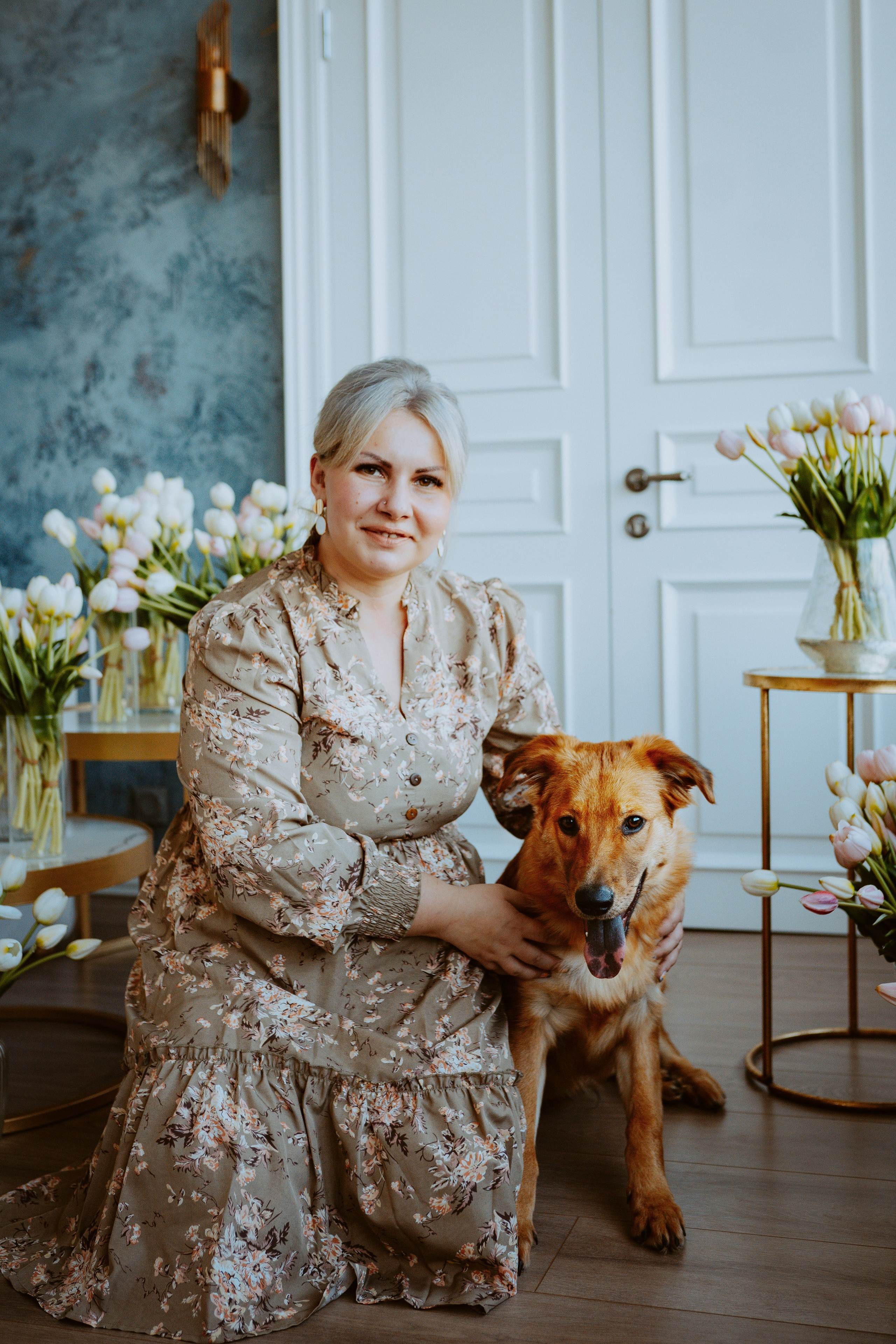 Рэй, Кузя, Ольга и Александр. Фотограф анималист в Спб недорого Олеся Майорова