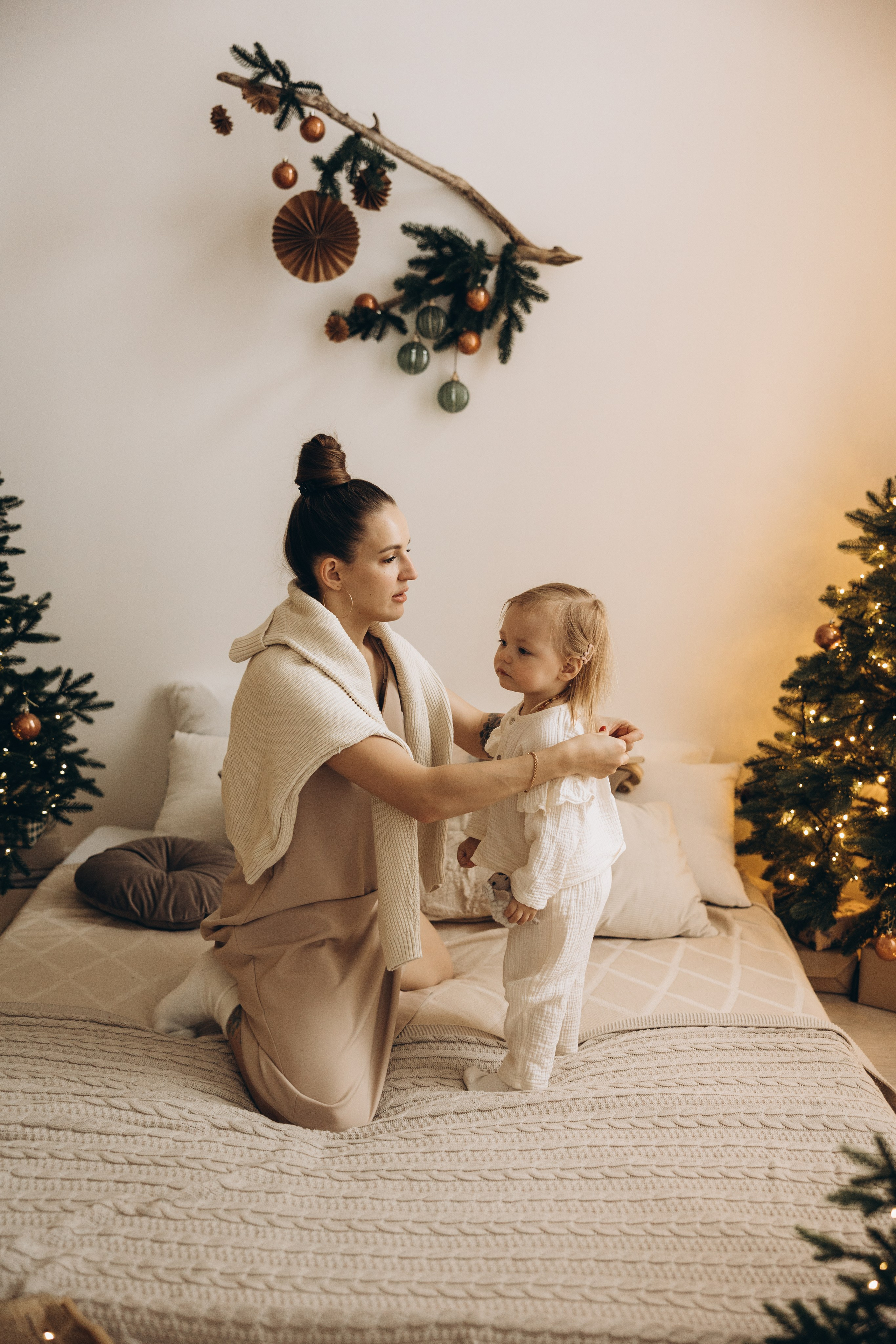 Ольга и Мирослава НГ. Семейный фотограф в Москве Виктория Ястребинская