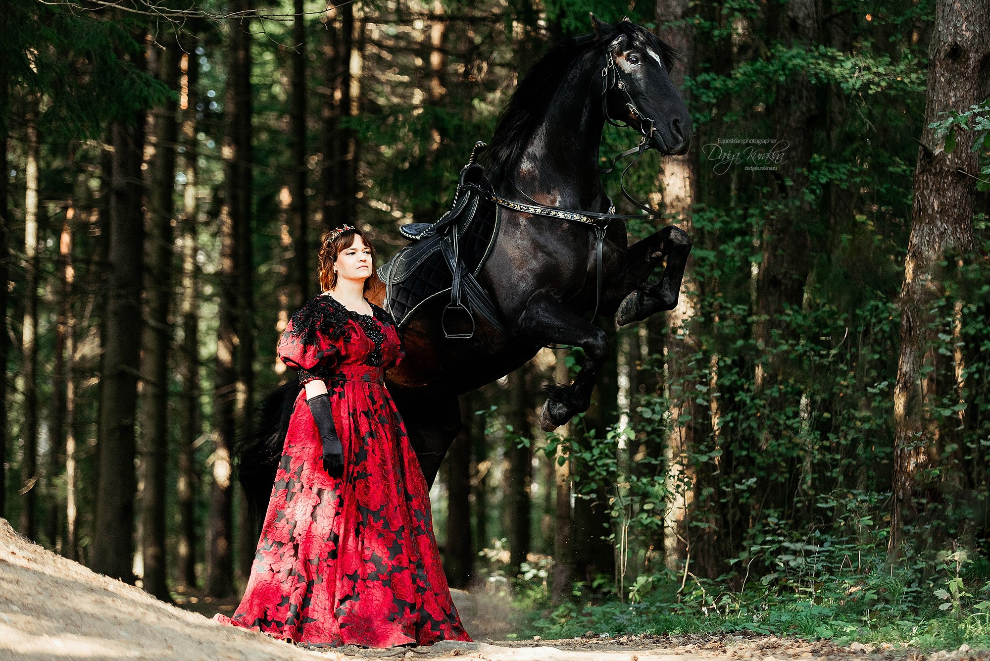 Екатерина и Пенка. Конный фотограф Куракина Дарья • Фотосессии с лошадьми