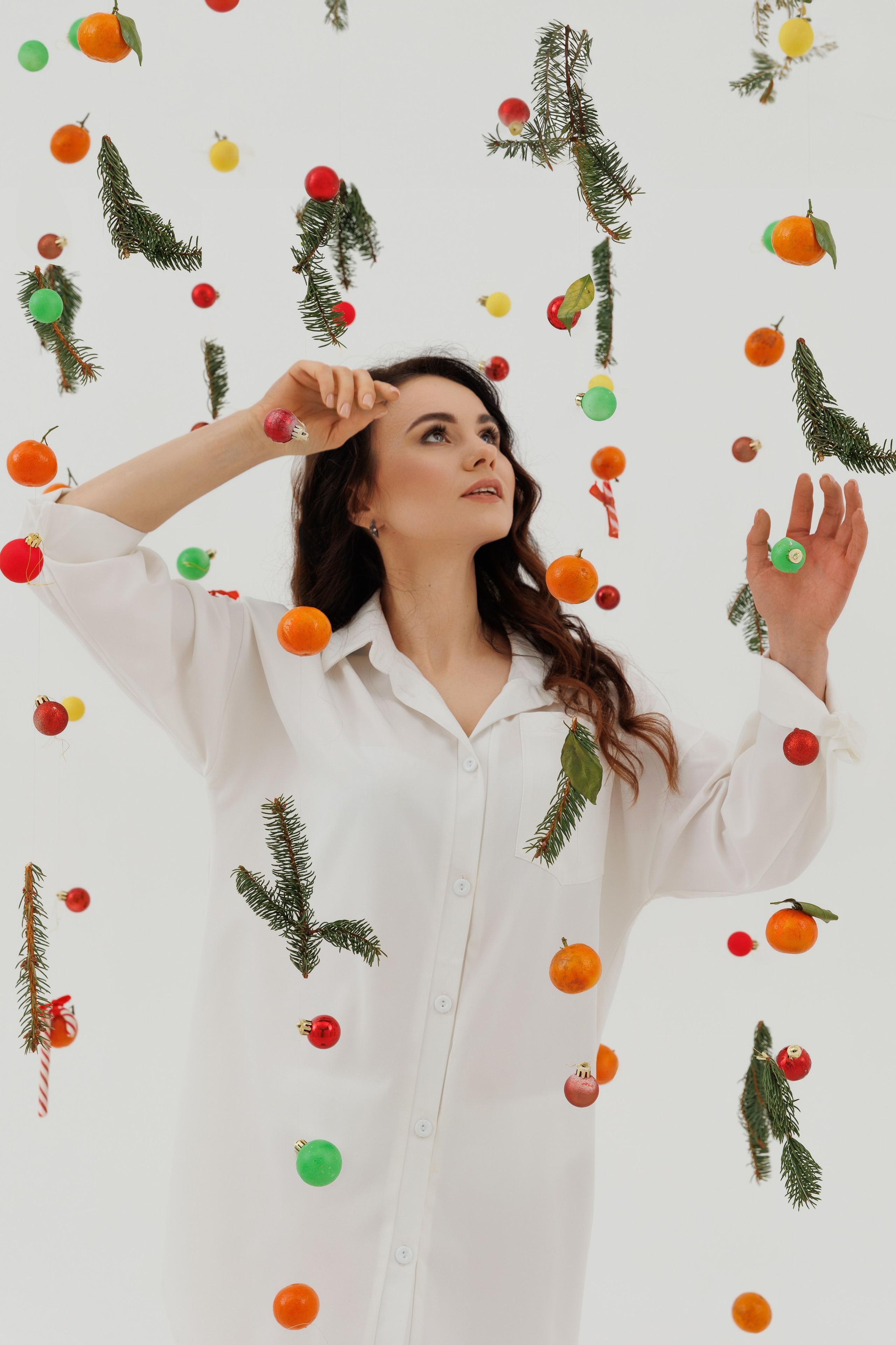 Света и мандарины. Фотограф женского портрета, беременности и материнства Харькова Елена