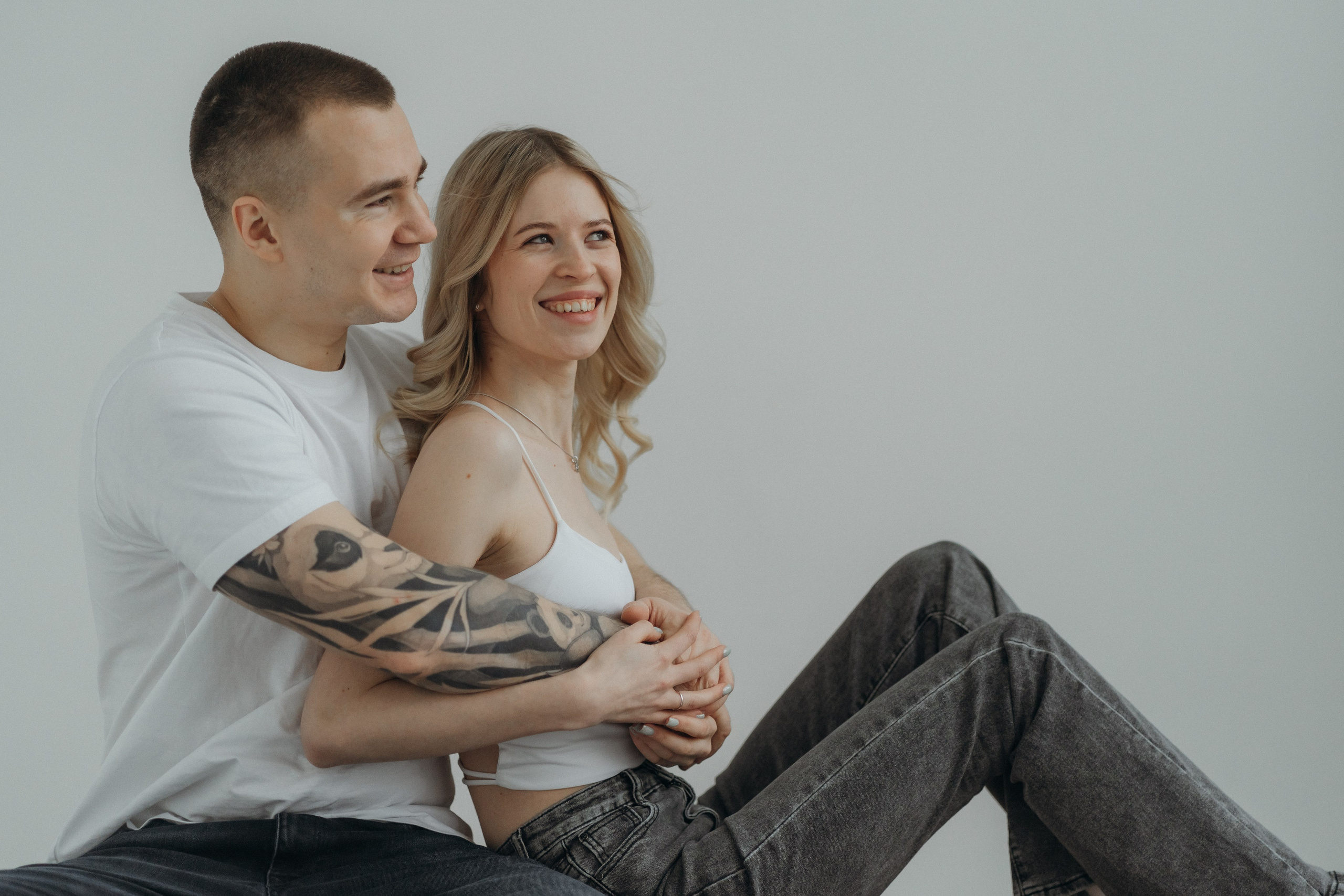 Парная фотосессия в студии в Архангельске. Портретный и свадебный фотограф в Архангельске Елизавета Стрекаловская