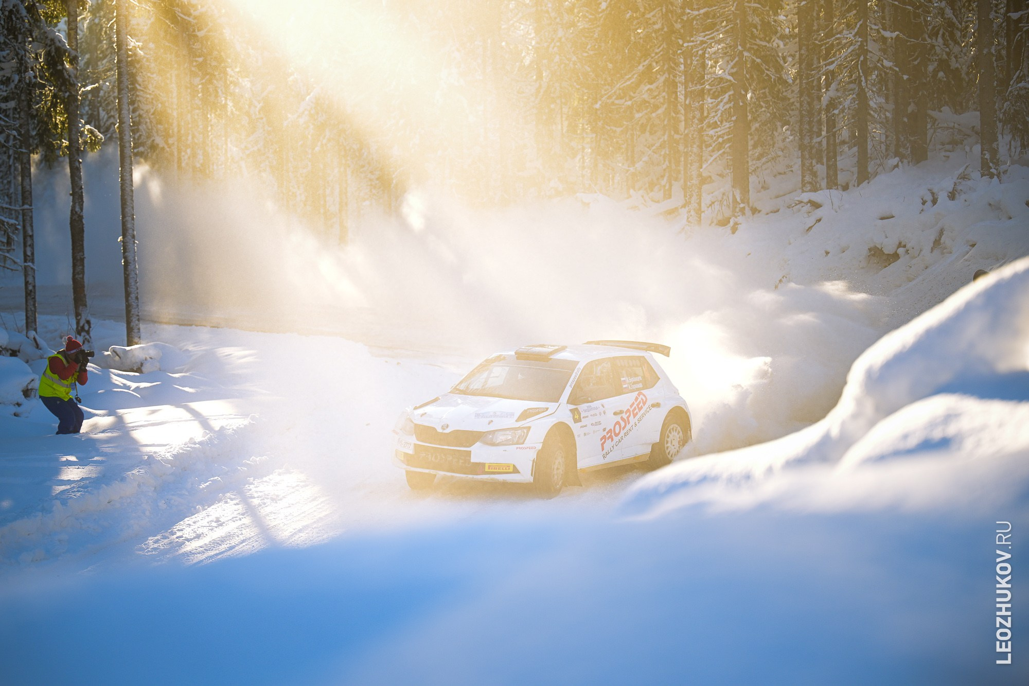 Ралли Лахденпохья 2026. Спортивный фотограф Леонид Жуков