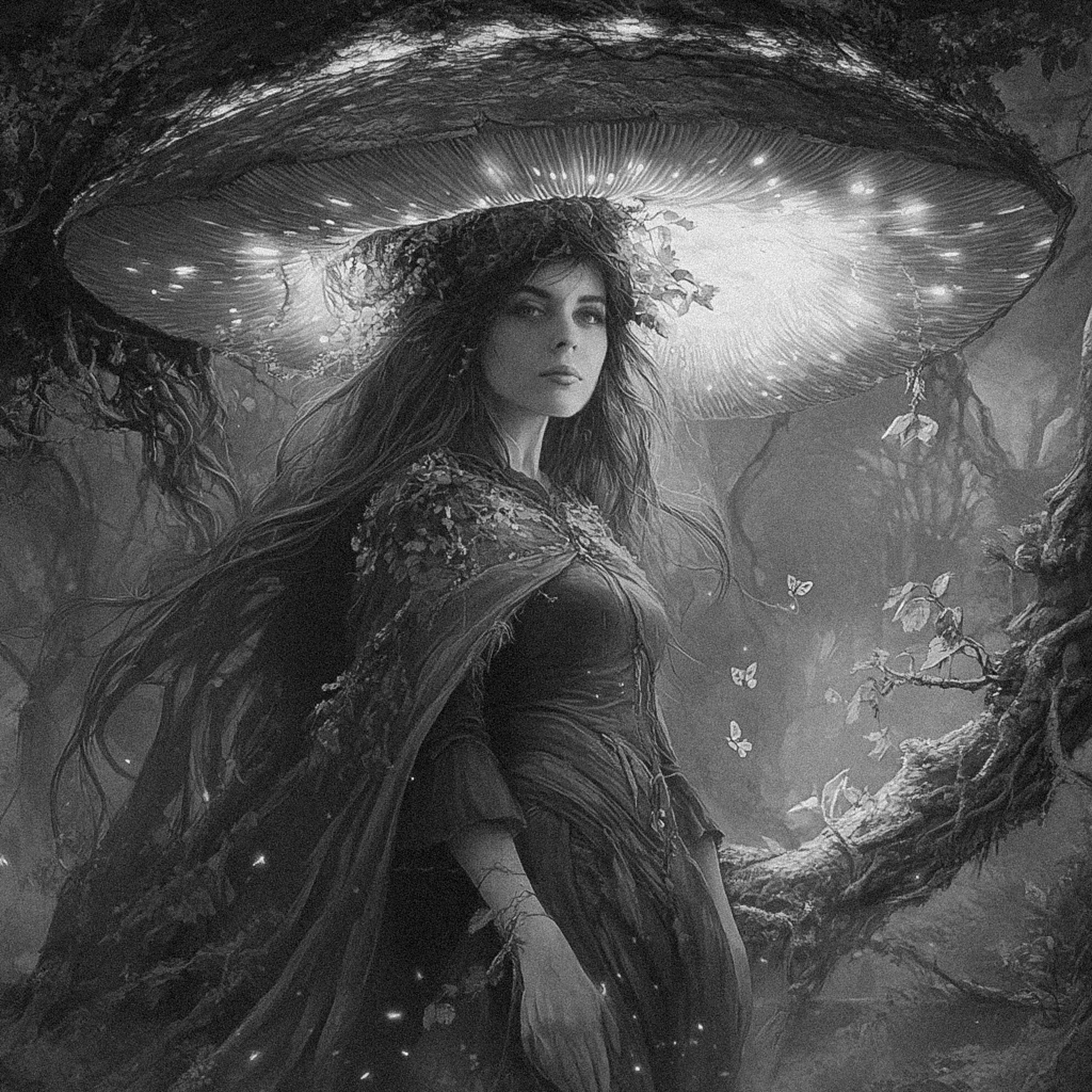 Нейрофотосессия для Марии. Лесной сказочный образ. ФотоХудожник Харитонова Ирина г. Санкт-Петербург