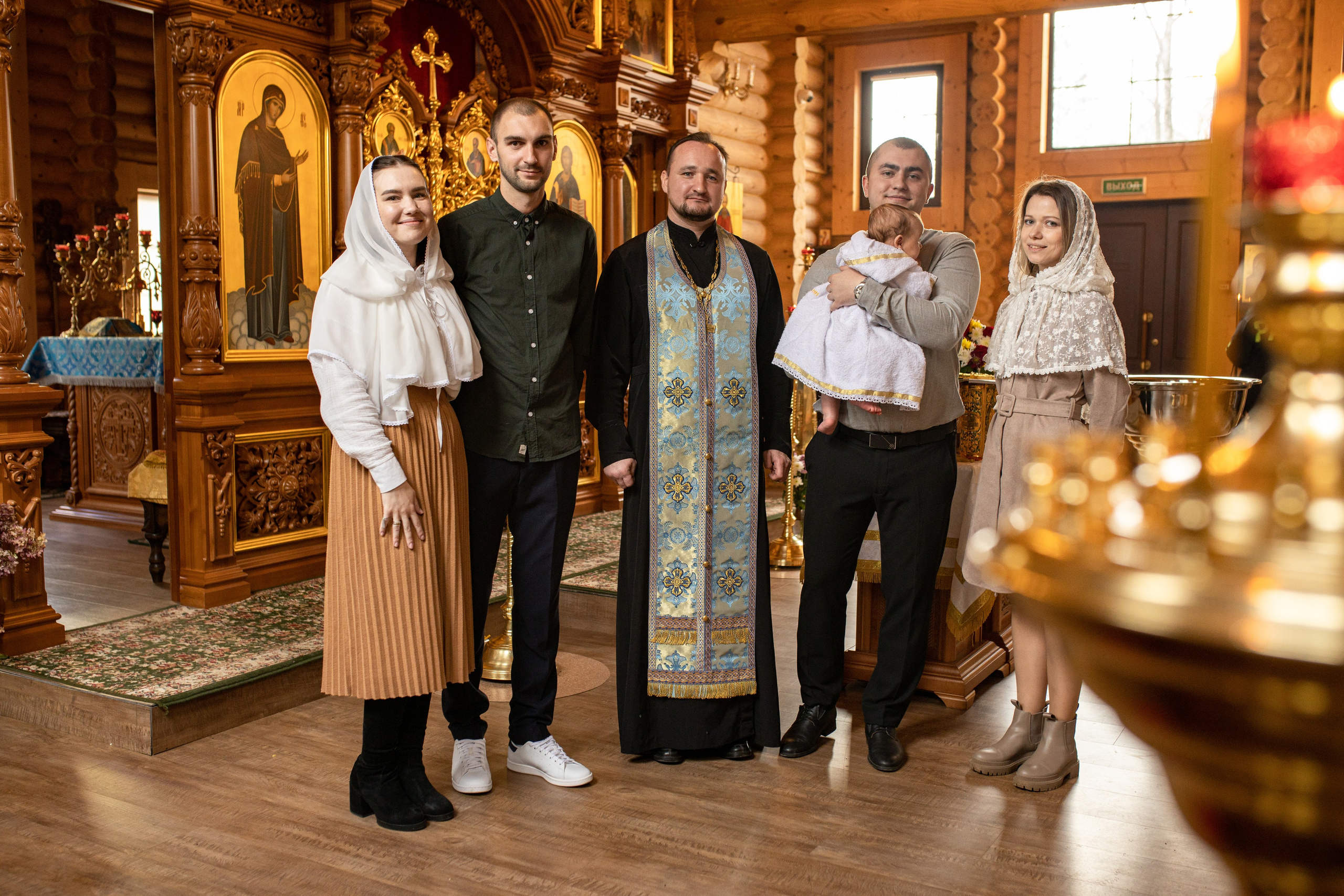 Таинство крещения Марка. Фотограф в Железнодорожном и Балашихе