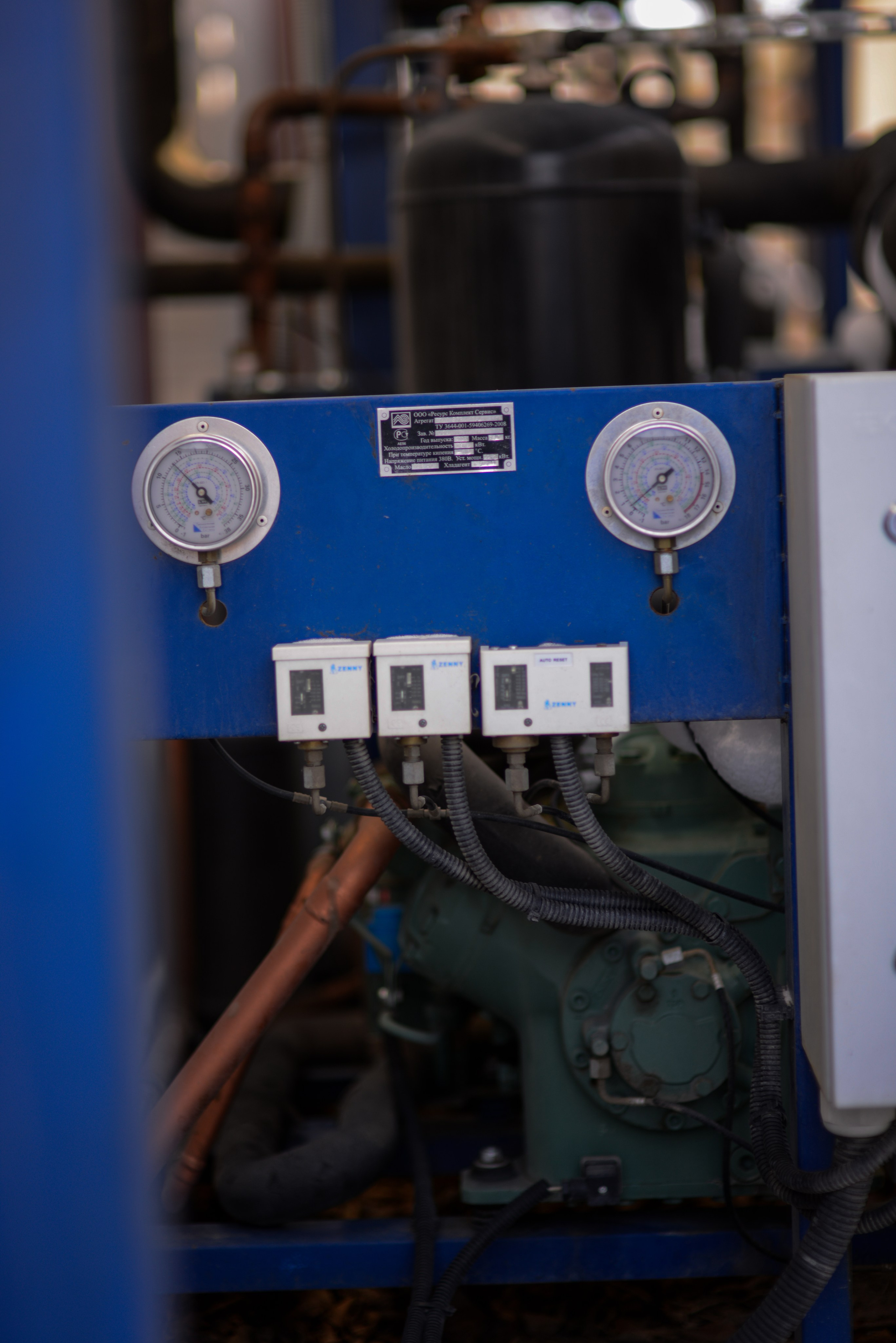 Система охлаждения на мясокомбинате. Ресурс Комлект Сервис