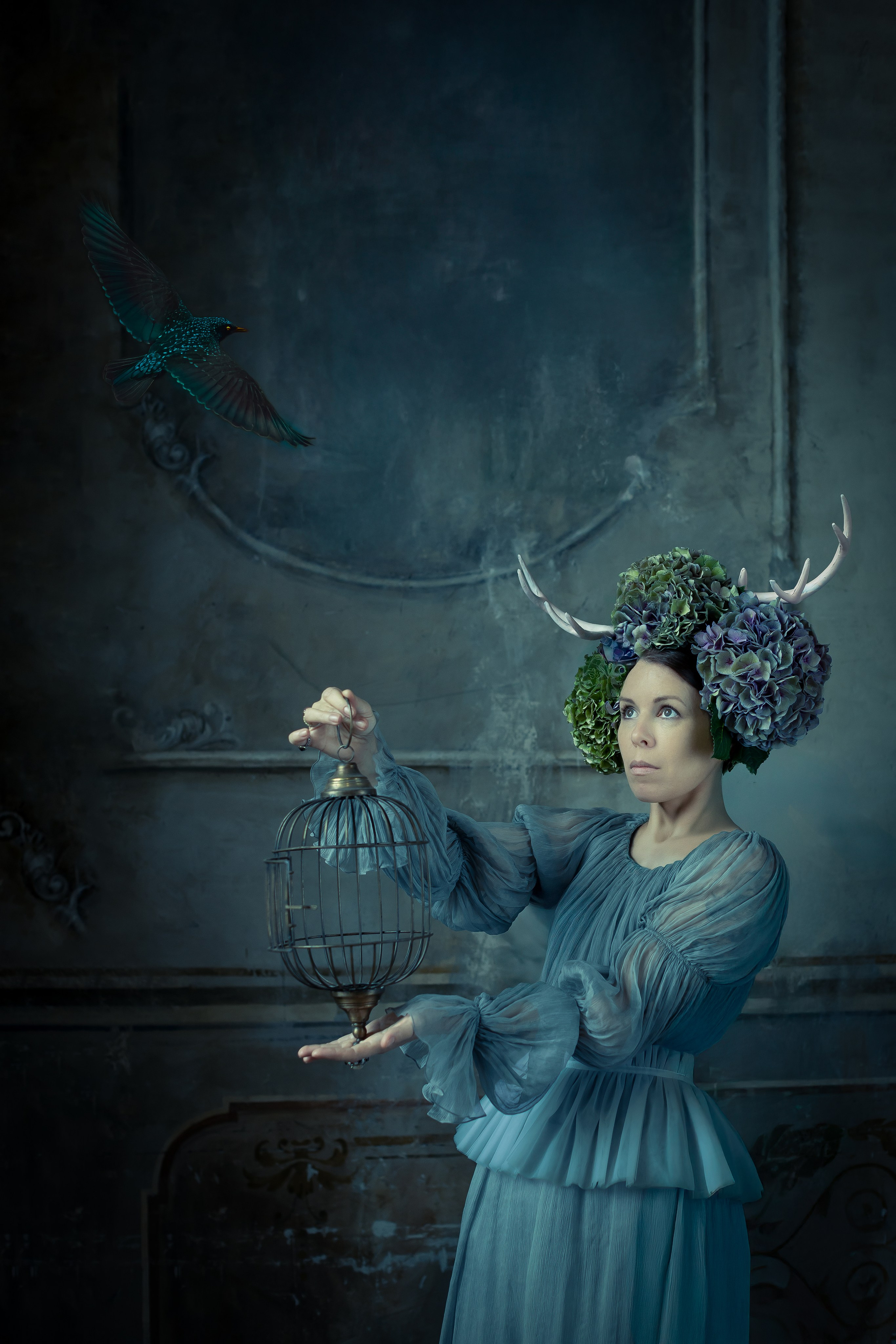 Анастасия. Творческая съемка. Портретный творческий фотограф в Москве Надя Дудник