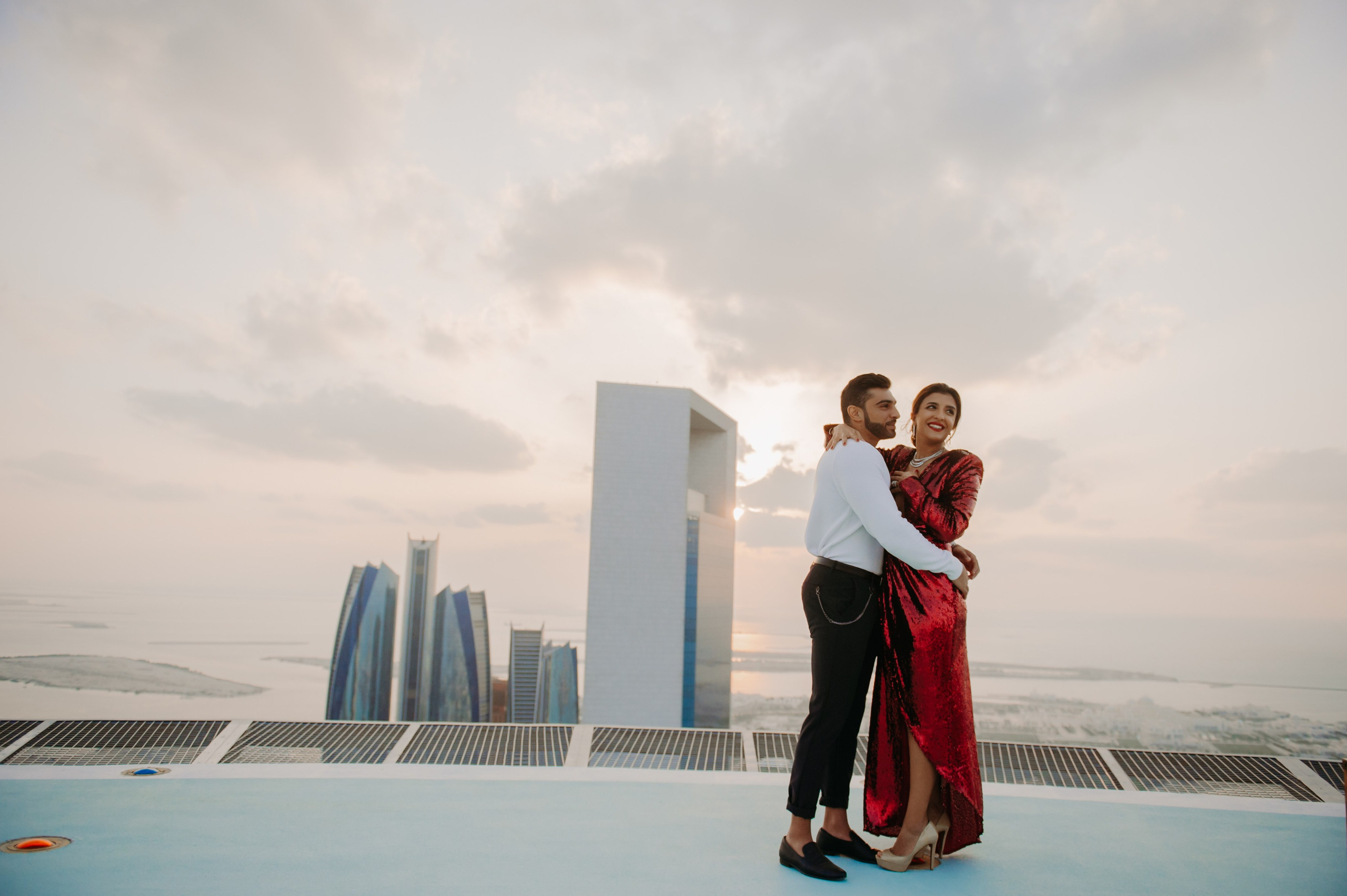 Love Story на высоте (Абу Даби). Фотограф в Москве и Санкт-Петербурге Дарина