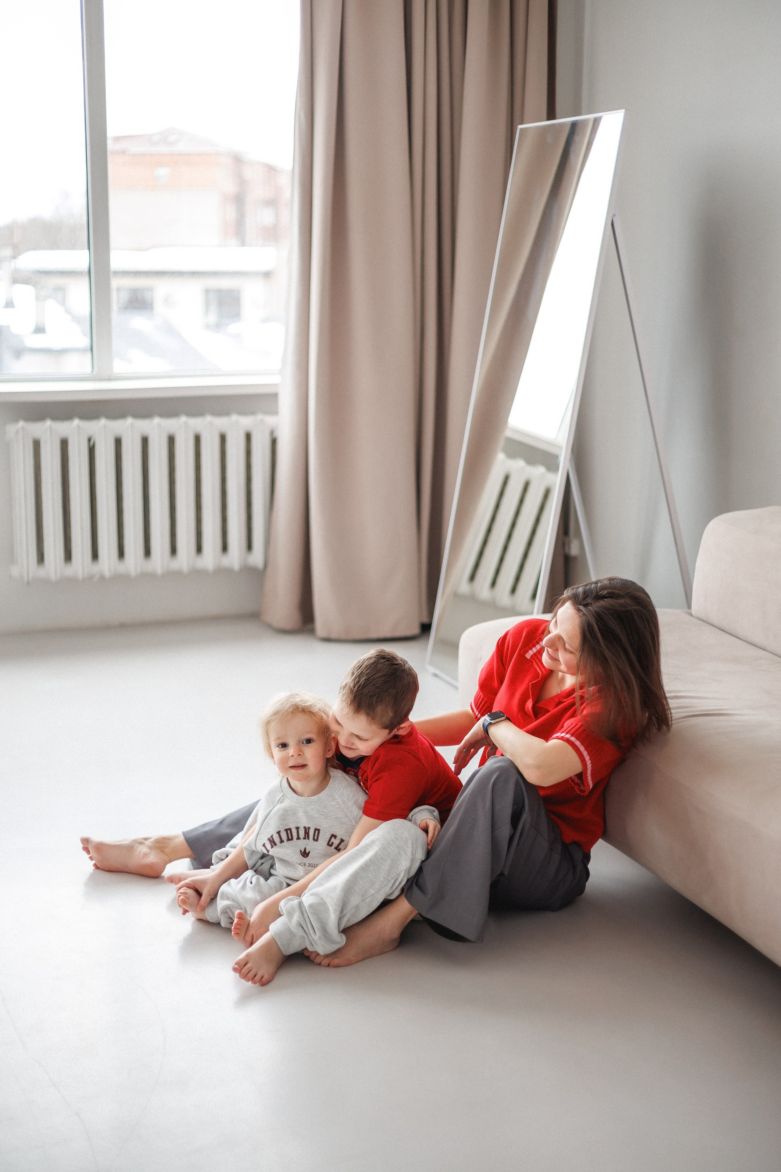 Даша и сыновья. Фотограф в Москве Базанова Дарья