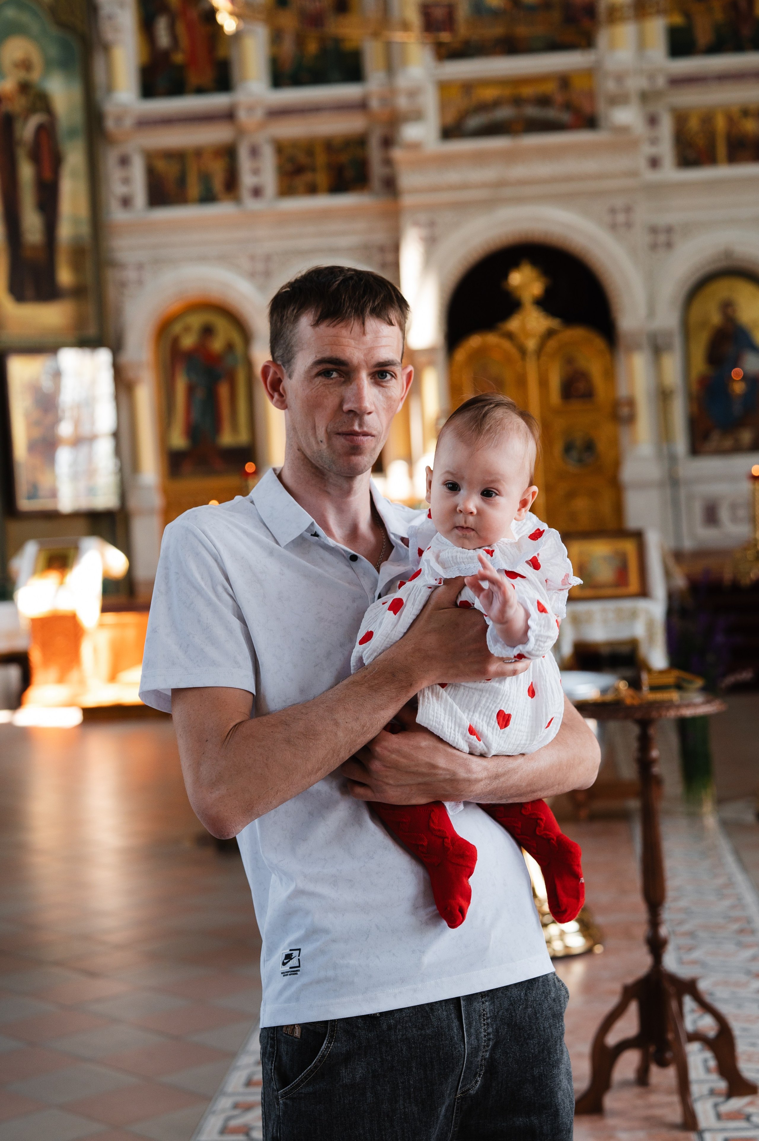 Таинство Крещения Дарьи (Храм Преполовения Пятидесятницы). Фотограф Ярута Оксана / Ростов-на-Дону