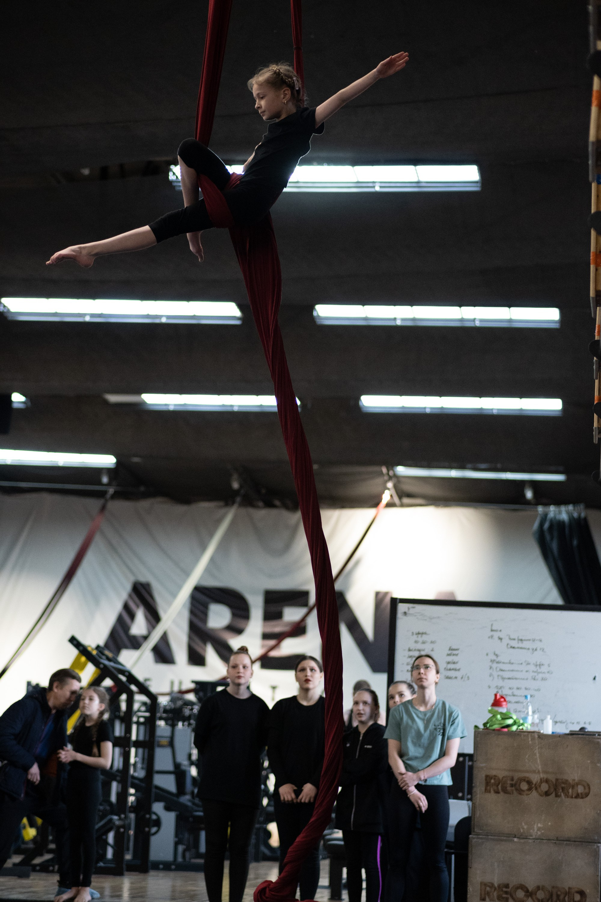 Внутриклубные соревнования по воздушной гимнастике 02.04.23