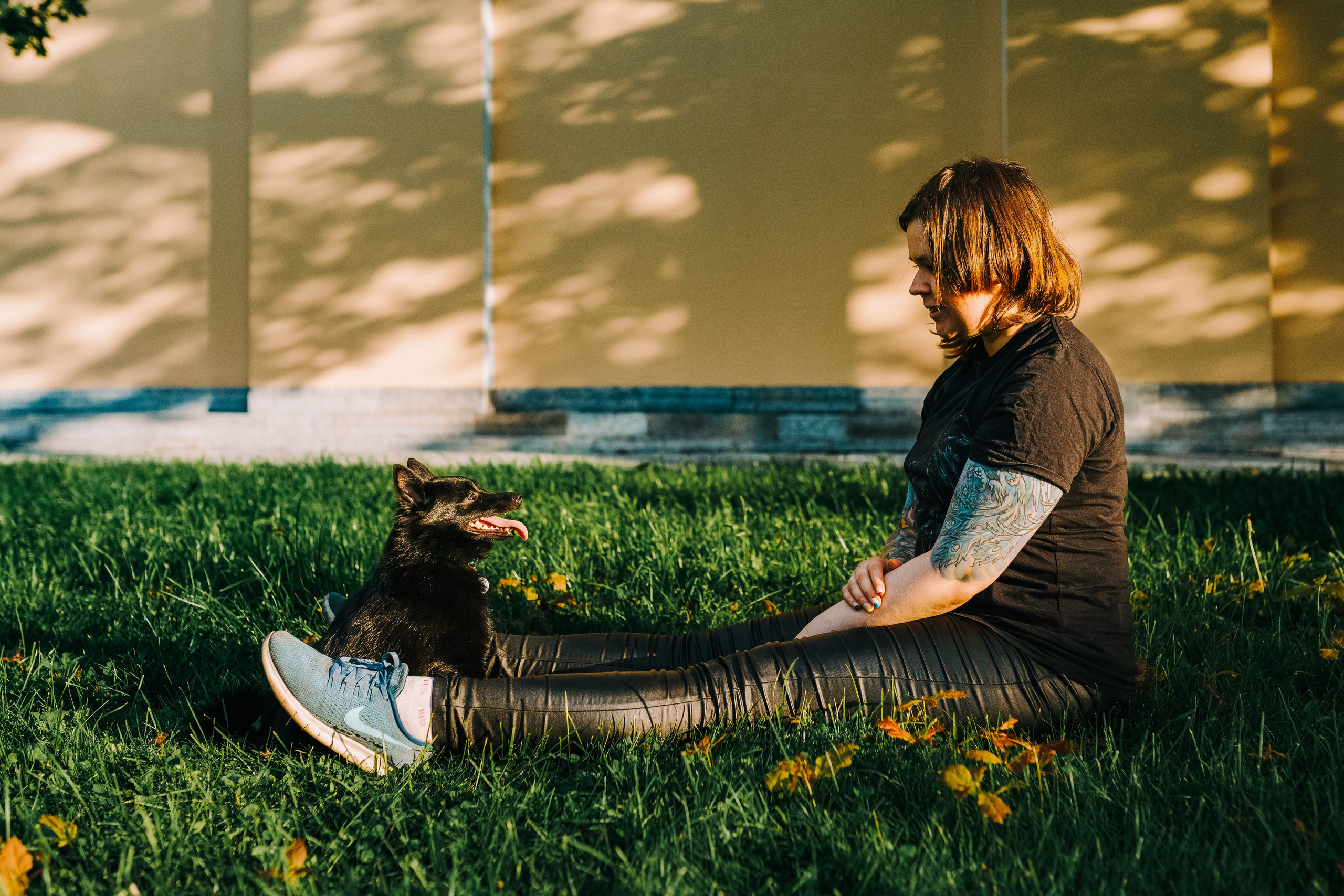 Аня и Тесс. Фотограф анималист в Спб недорого Олеся Майорова