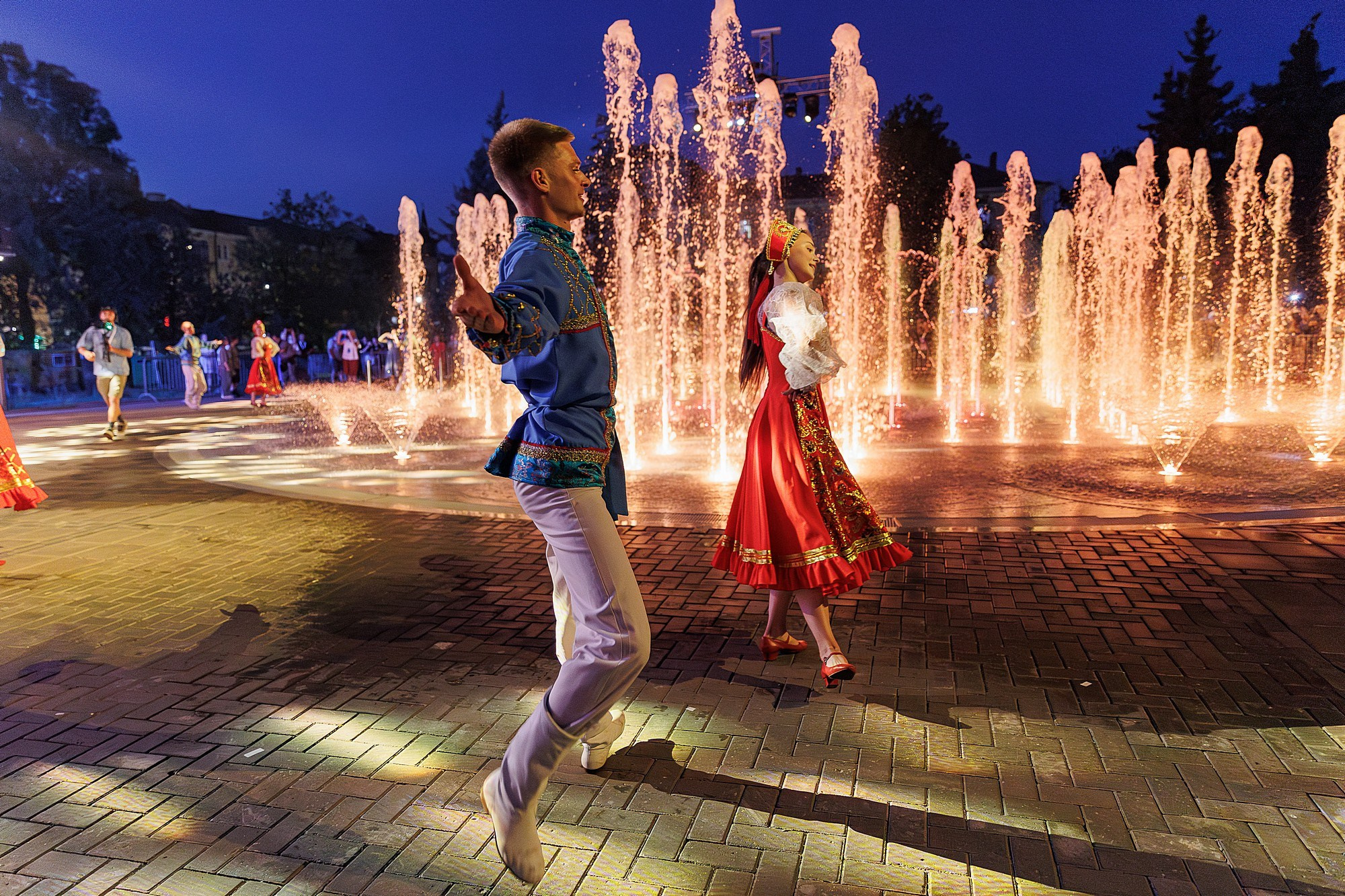 Открытие мультимедийного фонтана | СБЕР. Боченков Вадим | Фотограф в Пскове и Санкт-Петербурге