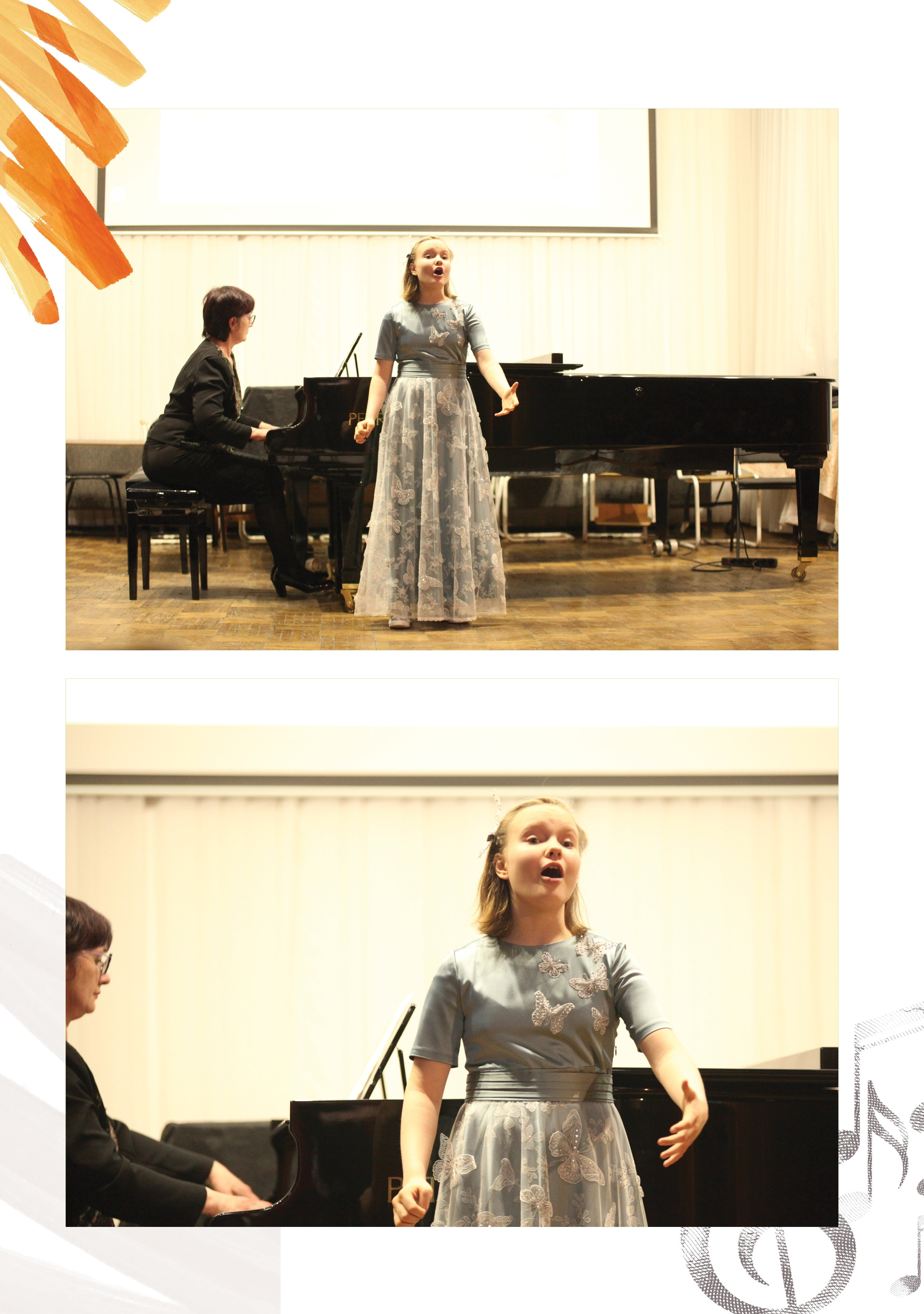 Александра, фортепиано (большой, индивидуальный альбом). Фабрика выпускных альбомов