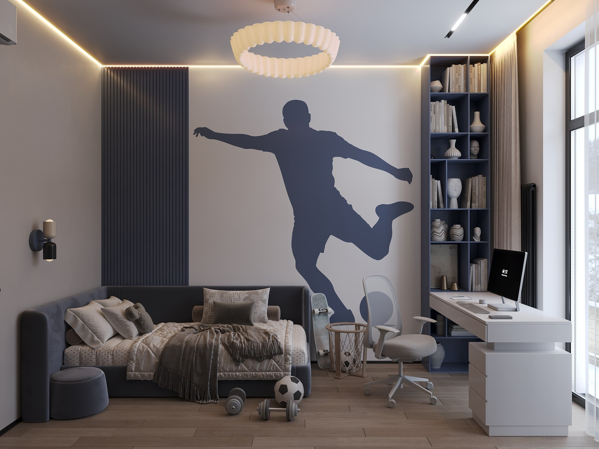 Загородный дом 191,6 м². БК студия дизайна интерьера