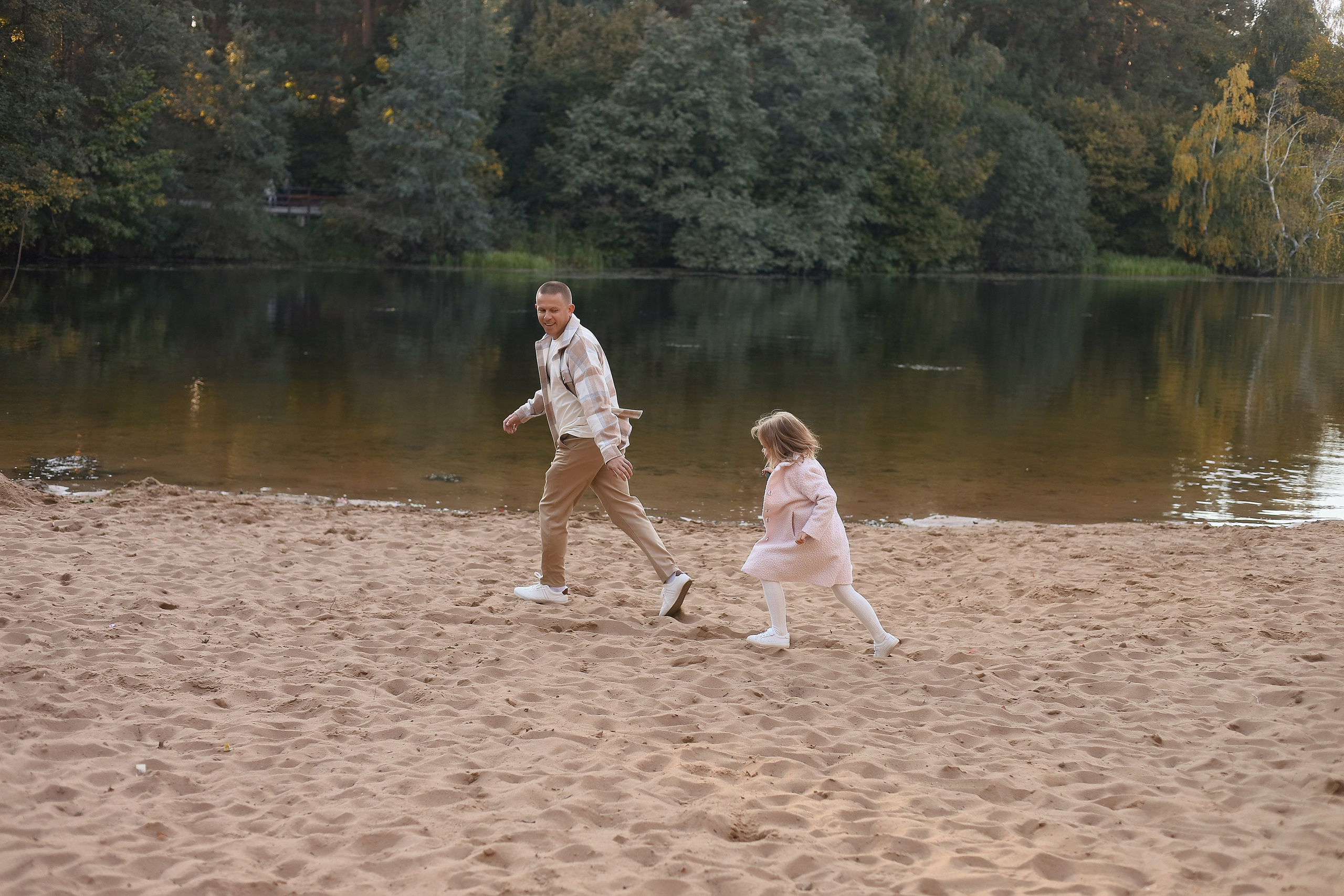 Надя, Женя и Ариана. Серебряный бор. Фотограф Москва Лара Чайка