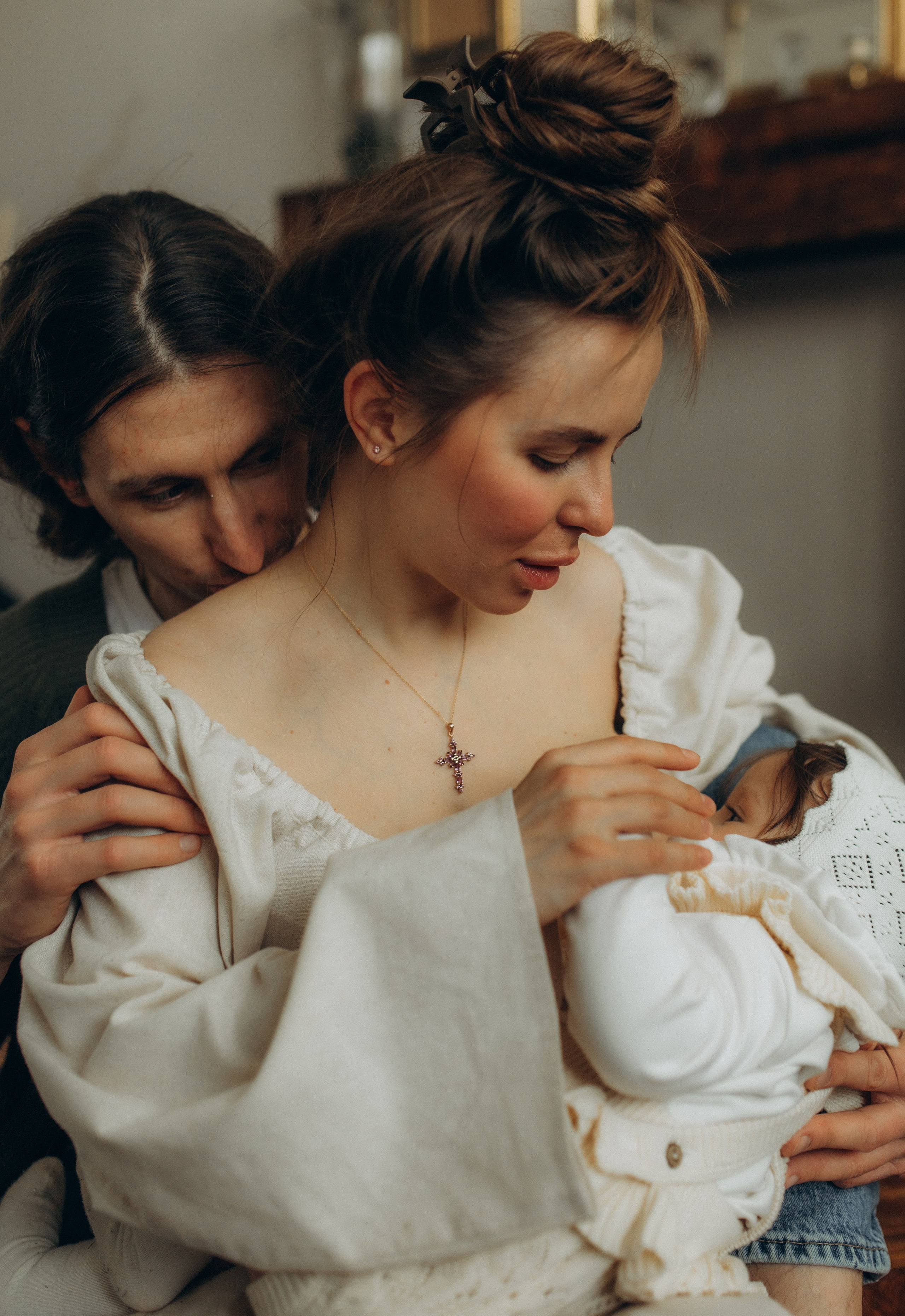 Семейная съемка в студии. Семейный и детский фотограф в Москве Антонина Смирнова