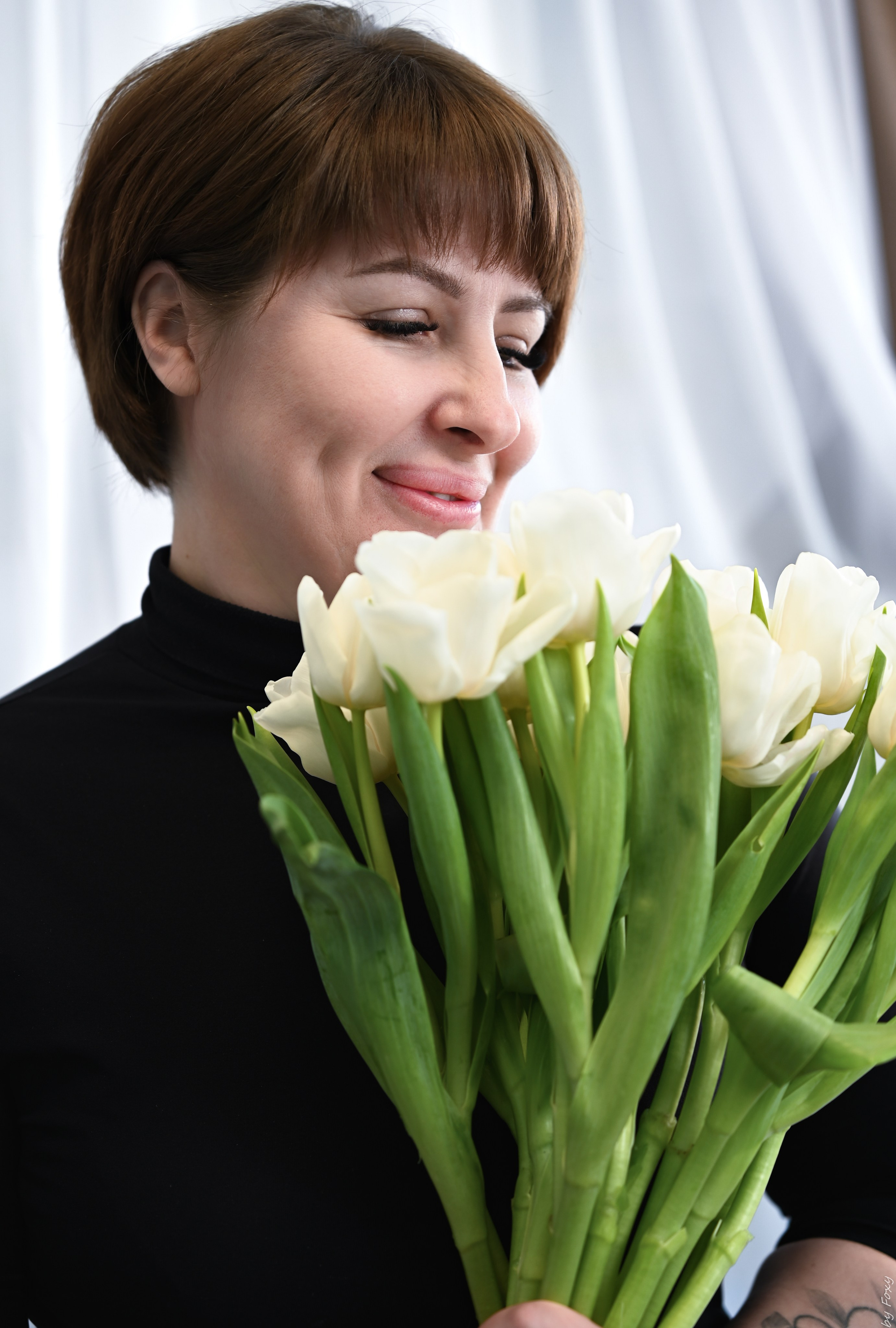 Портретная съёмка Челябинского завода «Минплита» в честь 8 марта. Фотограф мероприятий и студийные съёмки в Челябинске Евгения Foxy