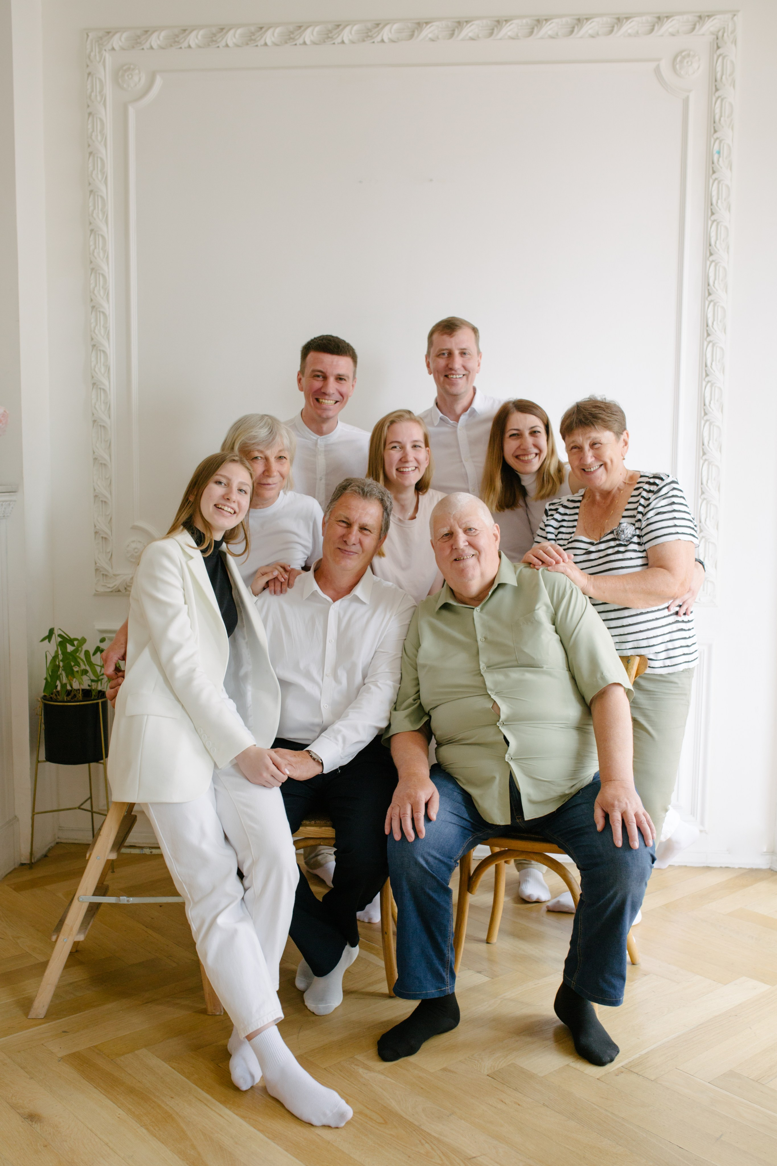 3 поколения, семейная. Свадебный и семейный фотограф в Санкт-Петербурге Исупова Юлия