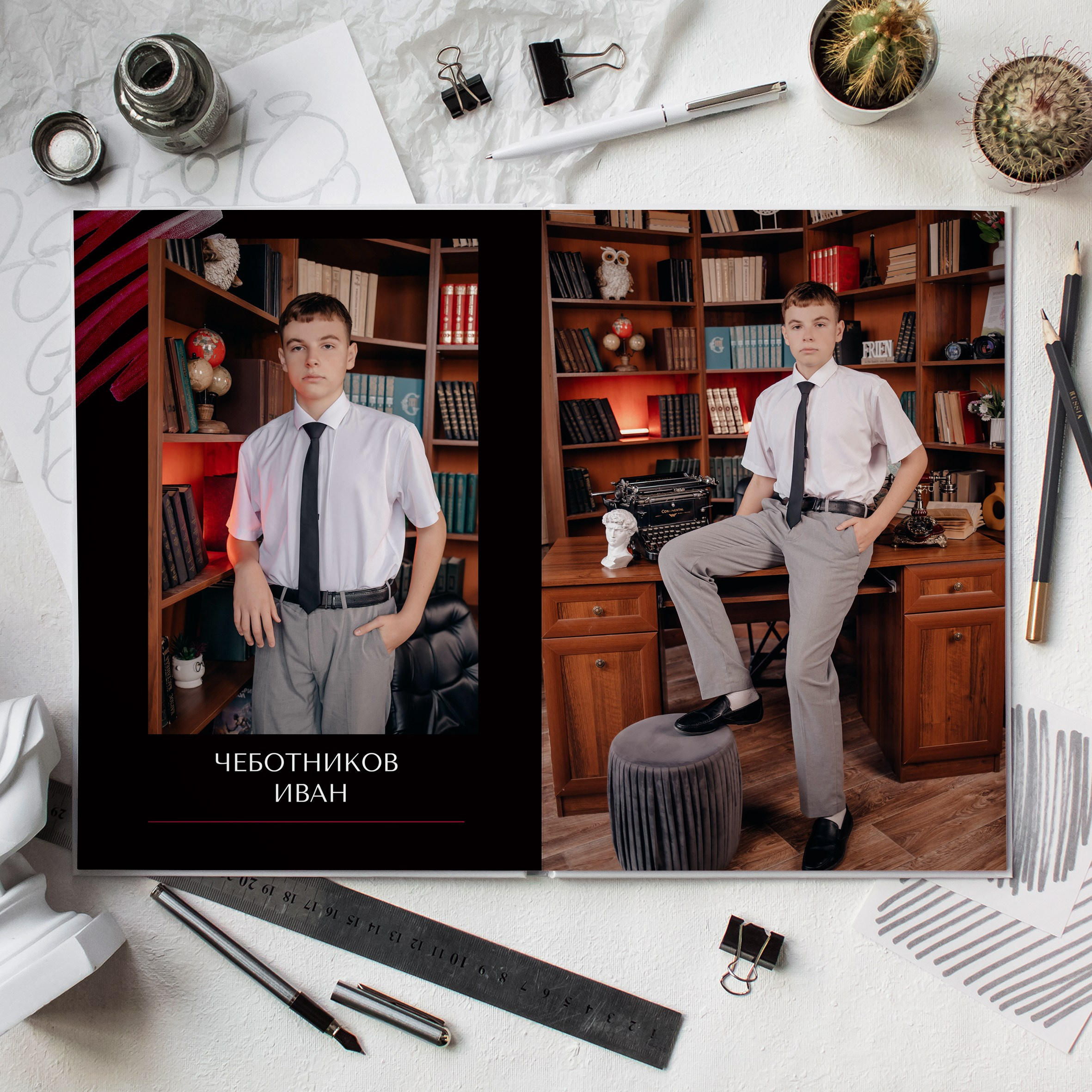 Глянец черный. Дизайнер fotokniga_ast