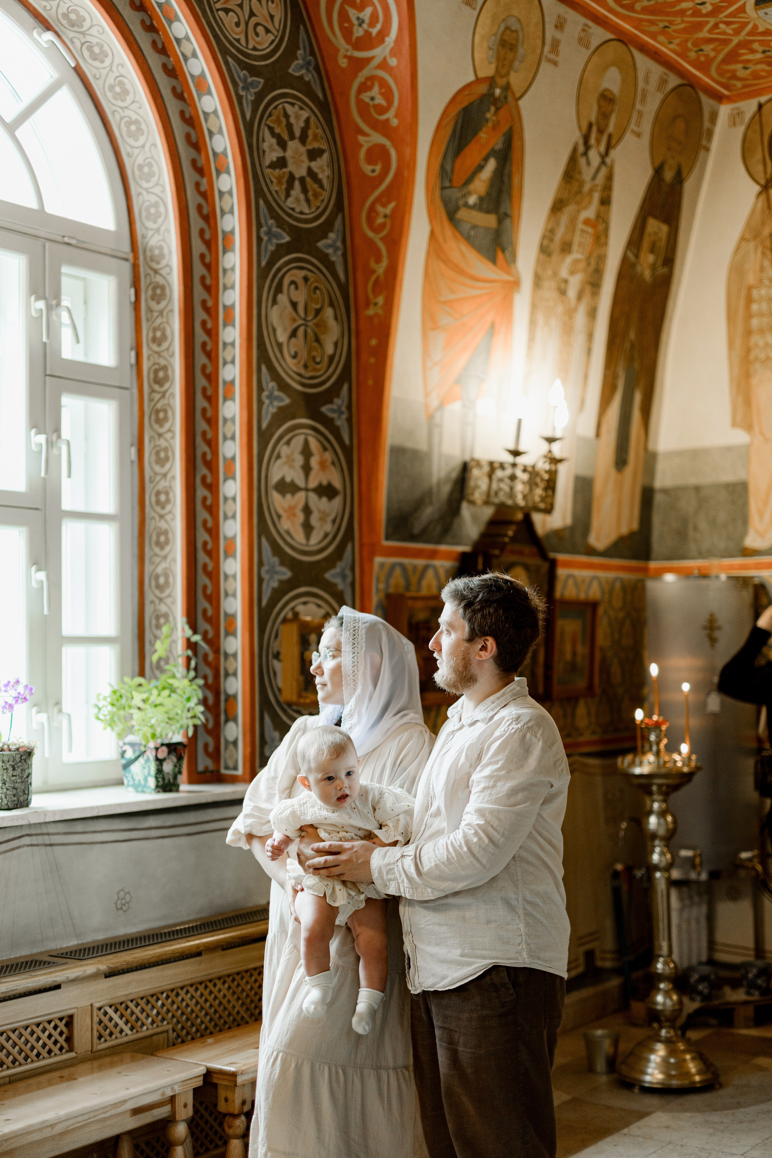 Таинство Крещения Веры. Фотограф новорождённых Newborn Москва