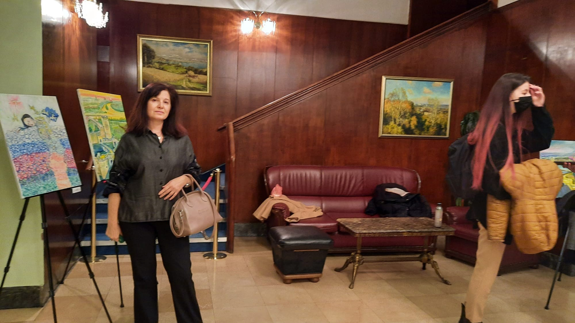 Выставка в Русском Доме, Белград, Сербия. Художник пост-импрессионист Татьяна Маевская