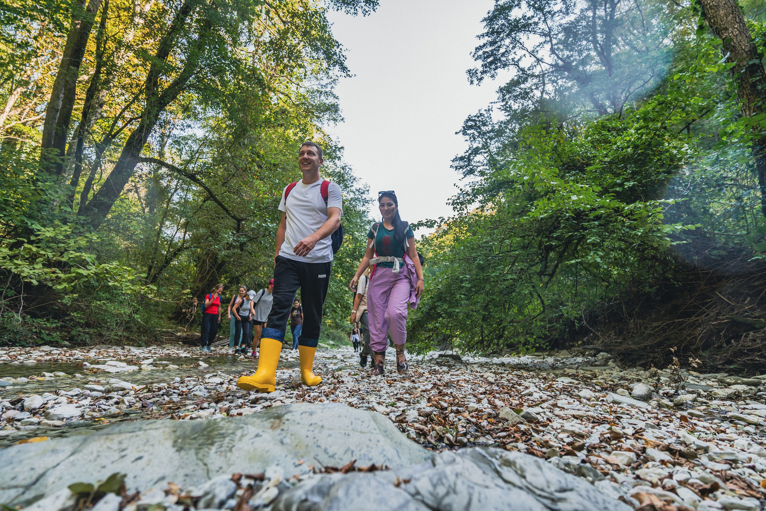 Поход на Полковничьи водопады АСК 26.09.23. Репортажный фотограф в Краснодаре Рындин Дмитрий