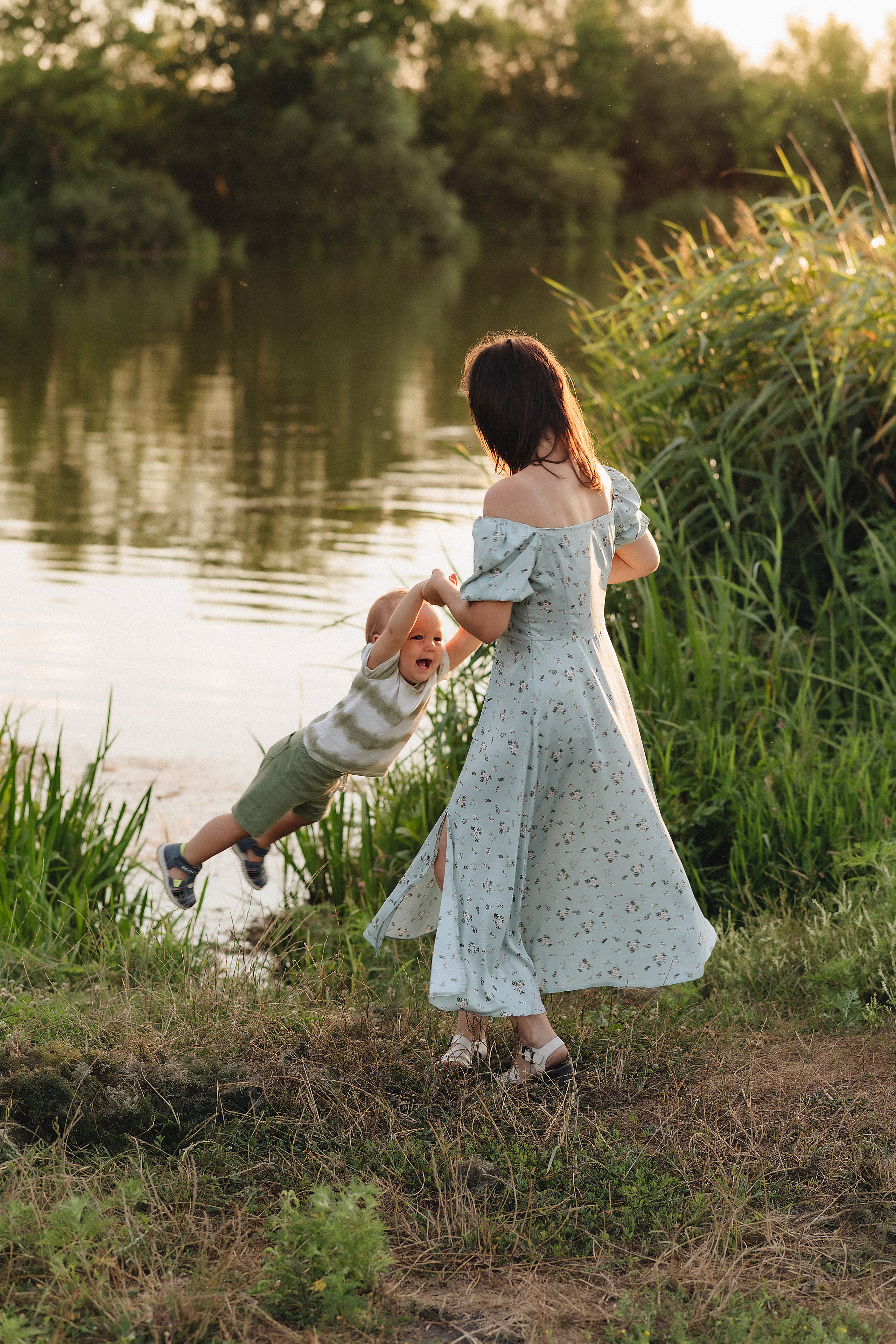 Семейная съемка на закате. Фотограф Карина Шмулёва. Воронеж и область