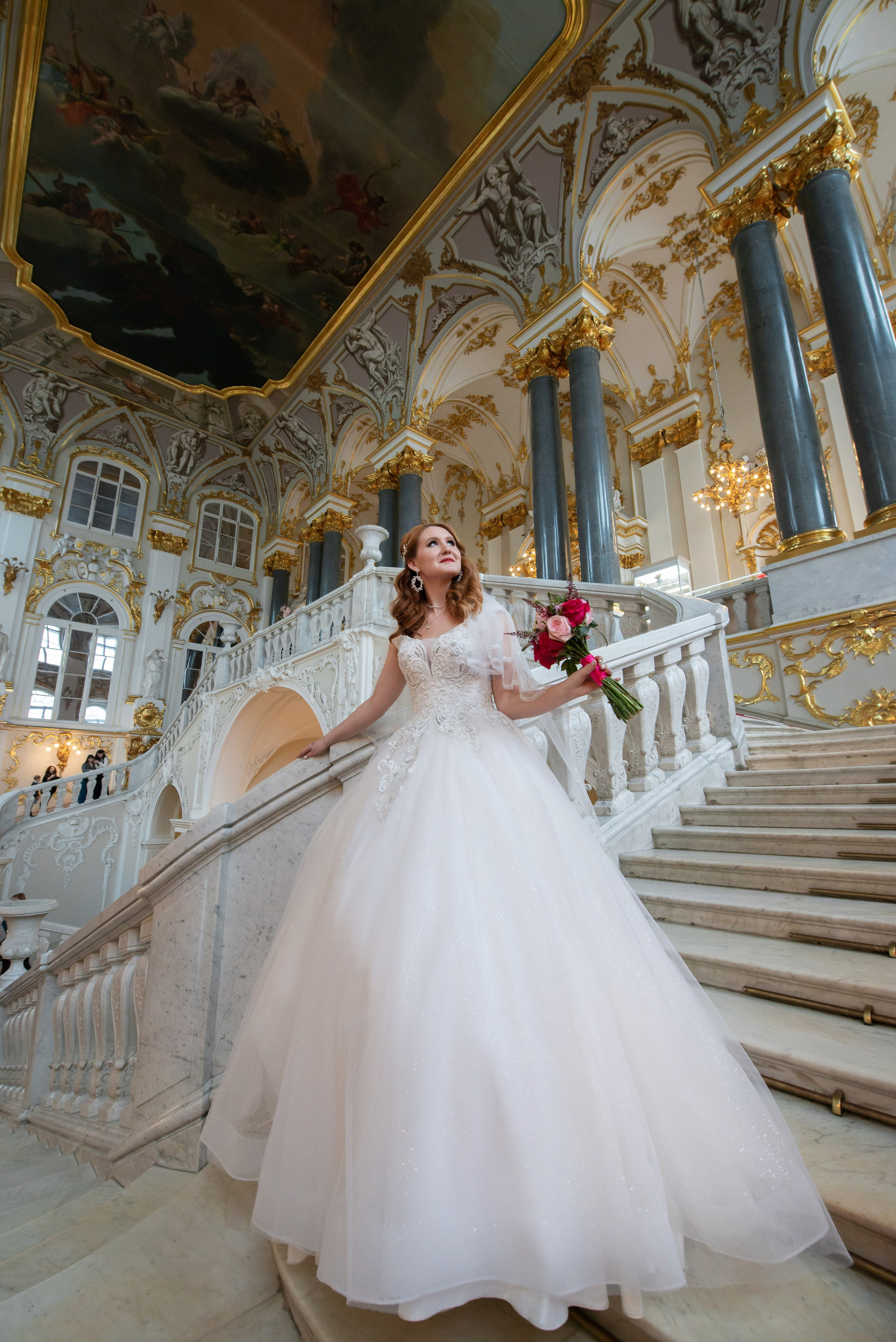 Екатерина и Алексей (свадебная фотосессия в Эрмитаже и Первом Дворце Бракосочетания на Английской набережной 28). Портретный, семейный и свадебный фотограф в Санкт-Петербурге и в Пушкине Ширяев Денис