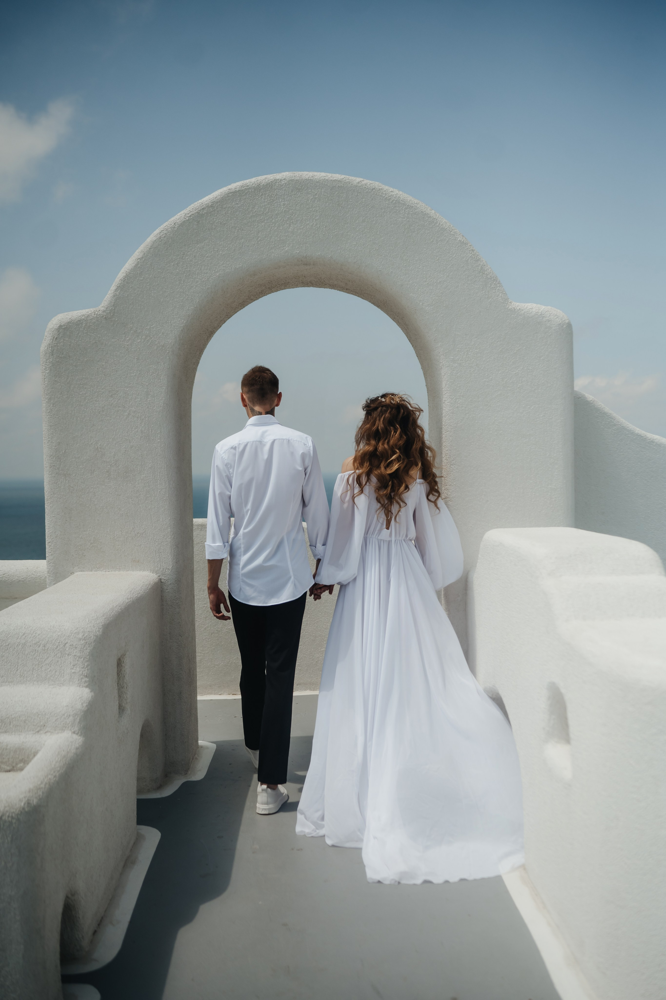 Свадебная фотосъемка в старинном отеле в Крымском Санторини. Свадебный и семейный фотограф и видеограф, Крым, Москва, Санкт -Петербург