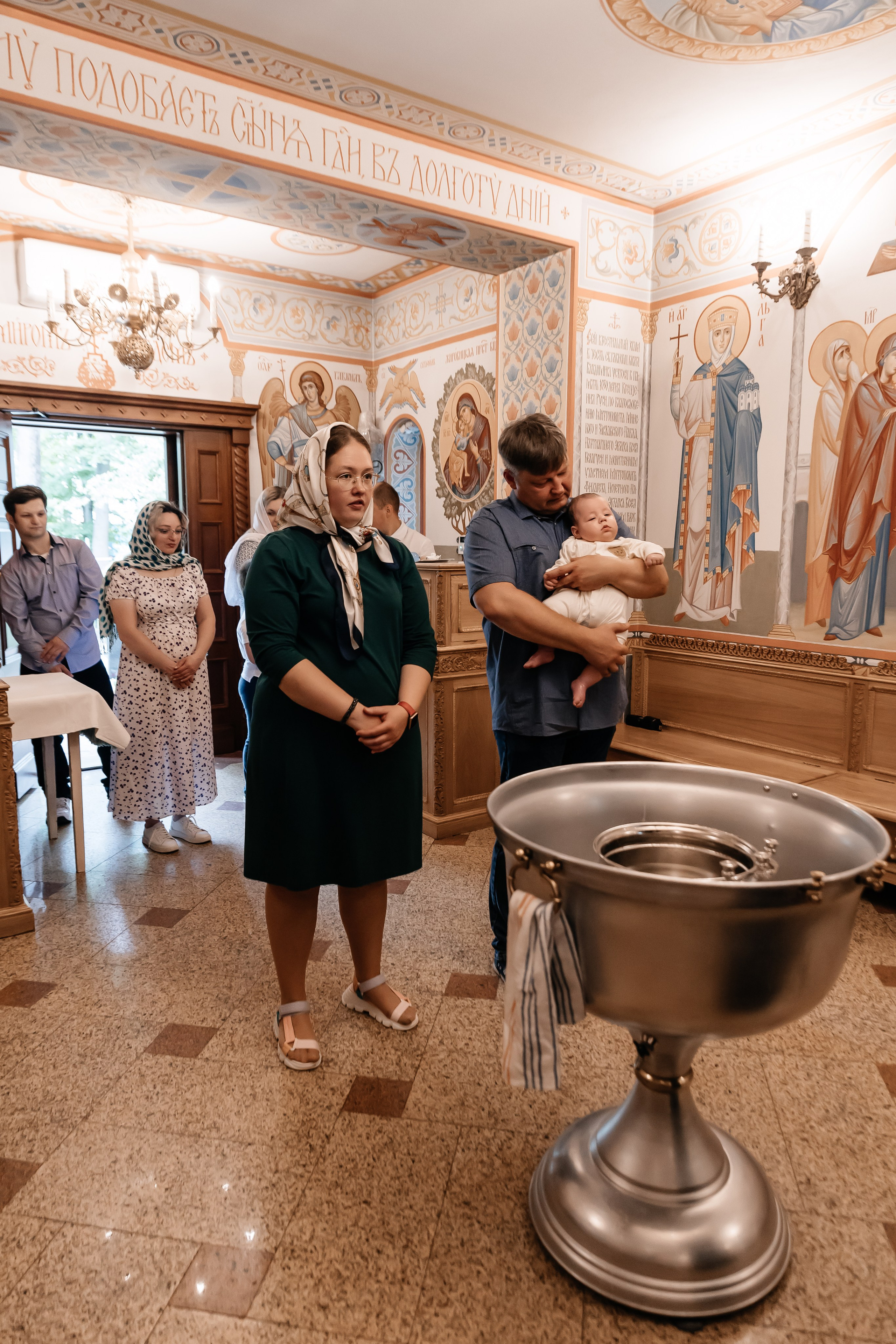 Крещение Максима. Семейный фотограф Минск Усова Ольга