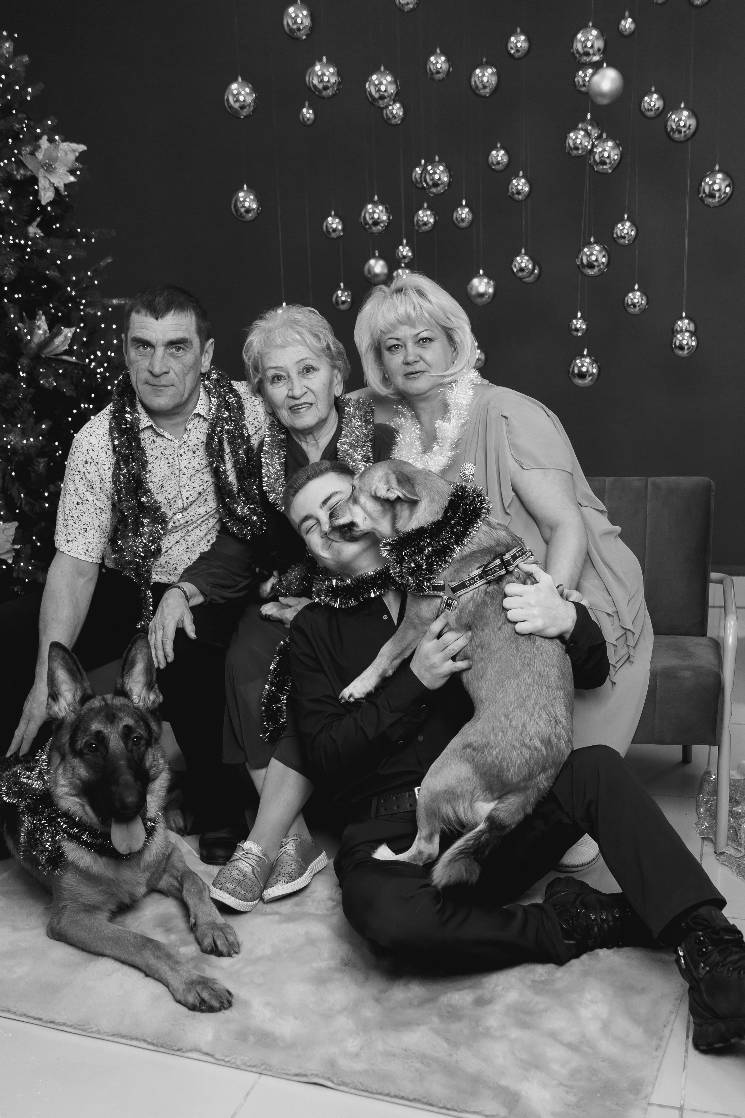 Семейный портрет. Новый год. Фотограф во Владивостоке. Юрганова Анна