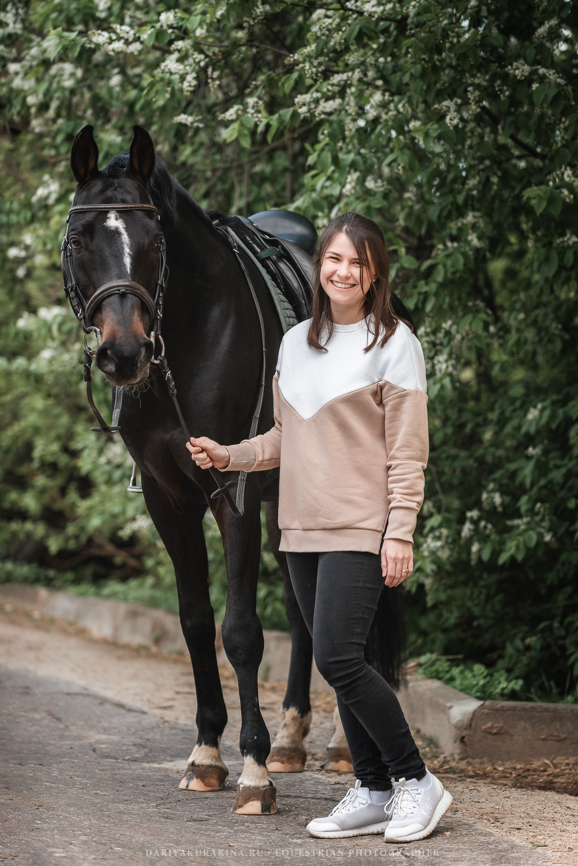 Ира, Боря и Ника с Кливом, HORSIO. Конный фотограф Куракина Дарья • Фотосессии с лошадьми