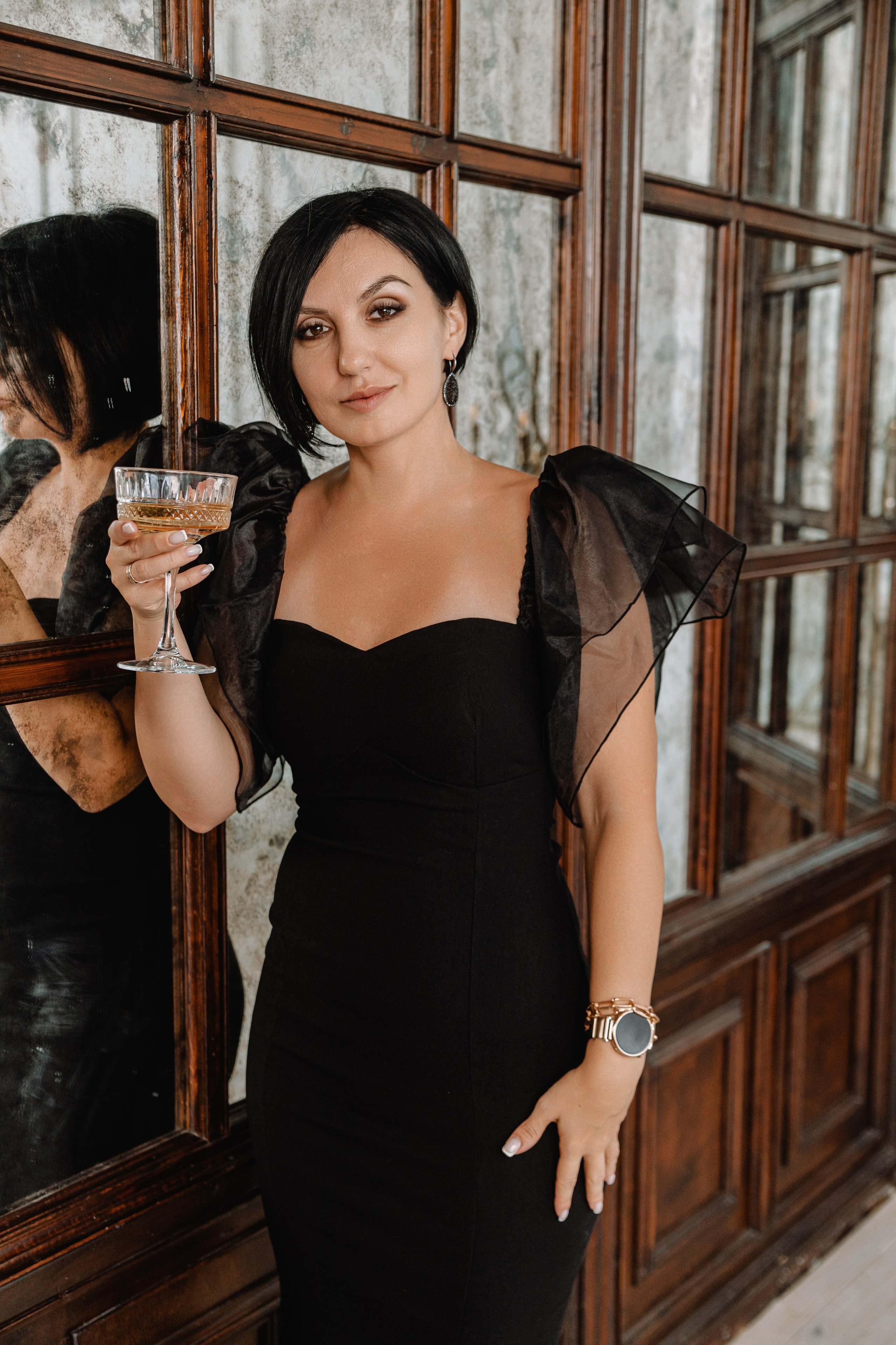 Евгения, Михаил и Дарина и собачка Чарли. Фотограф Воронеж Варвара