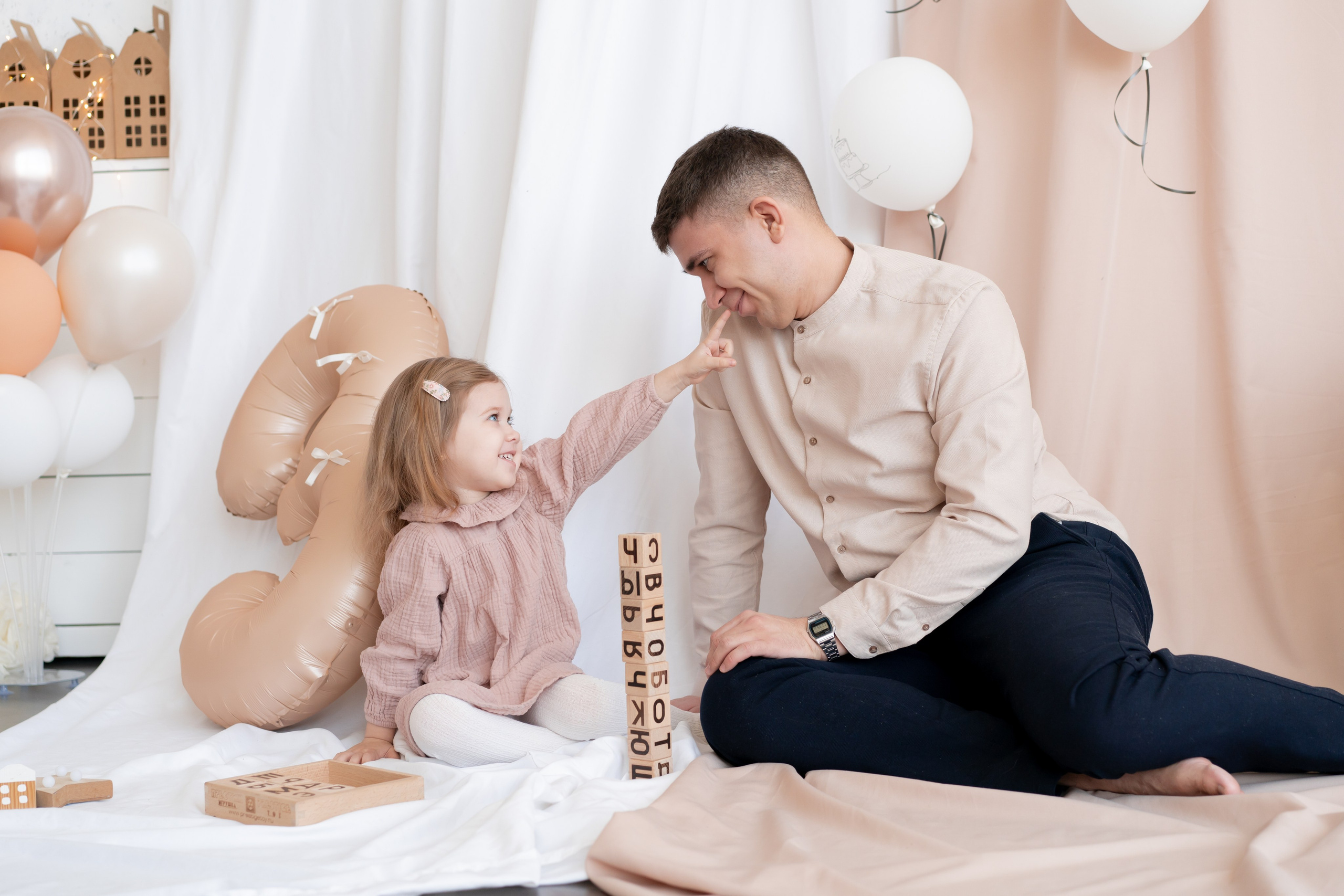 Евангелине 3 годика!. Детская, семейная фотостудия в Санкт-Петербурге