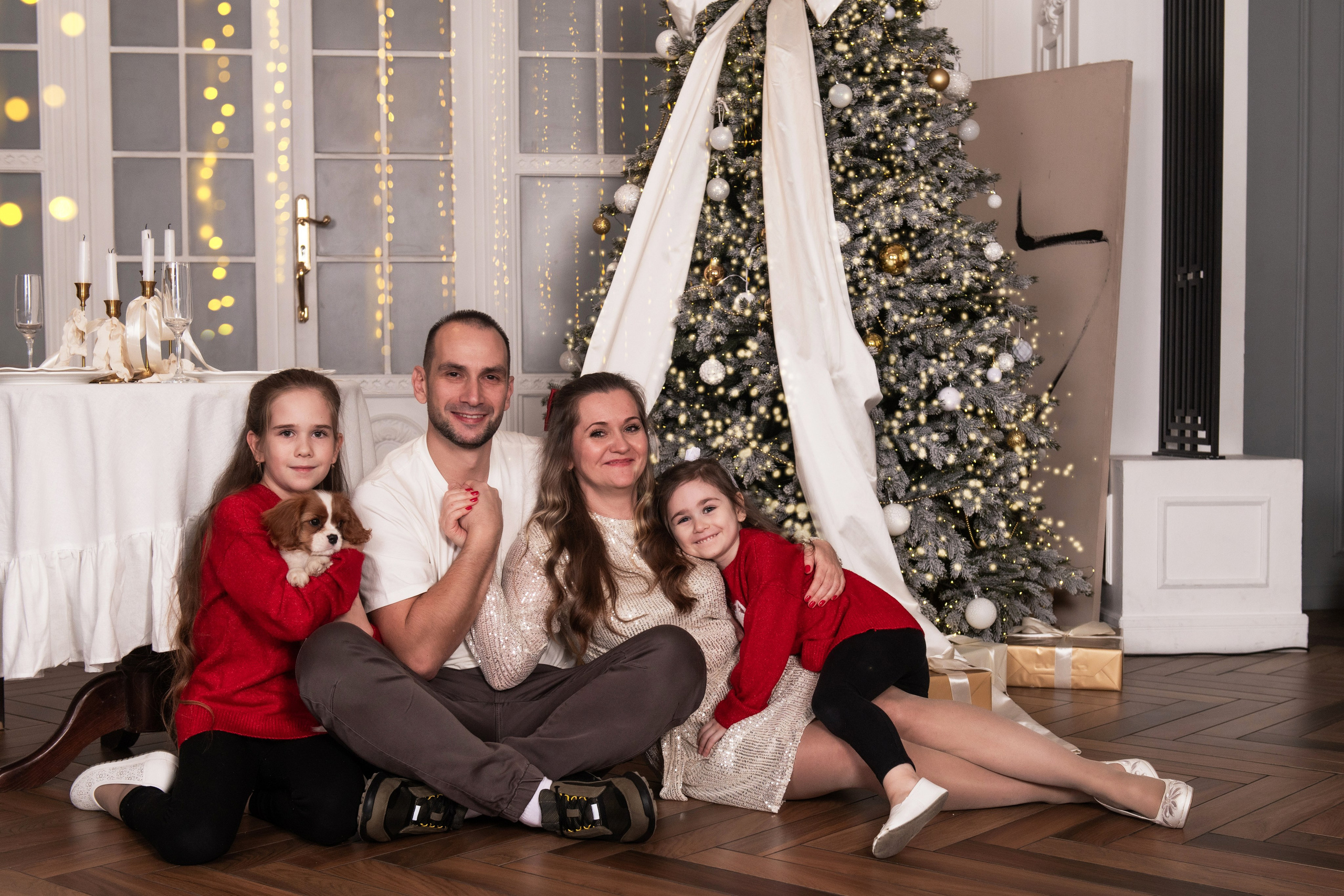 Новогодняя история с любимцем. Свадебный и семейный фотограф в Санкт-Петербурге — Мария Черепанова