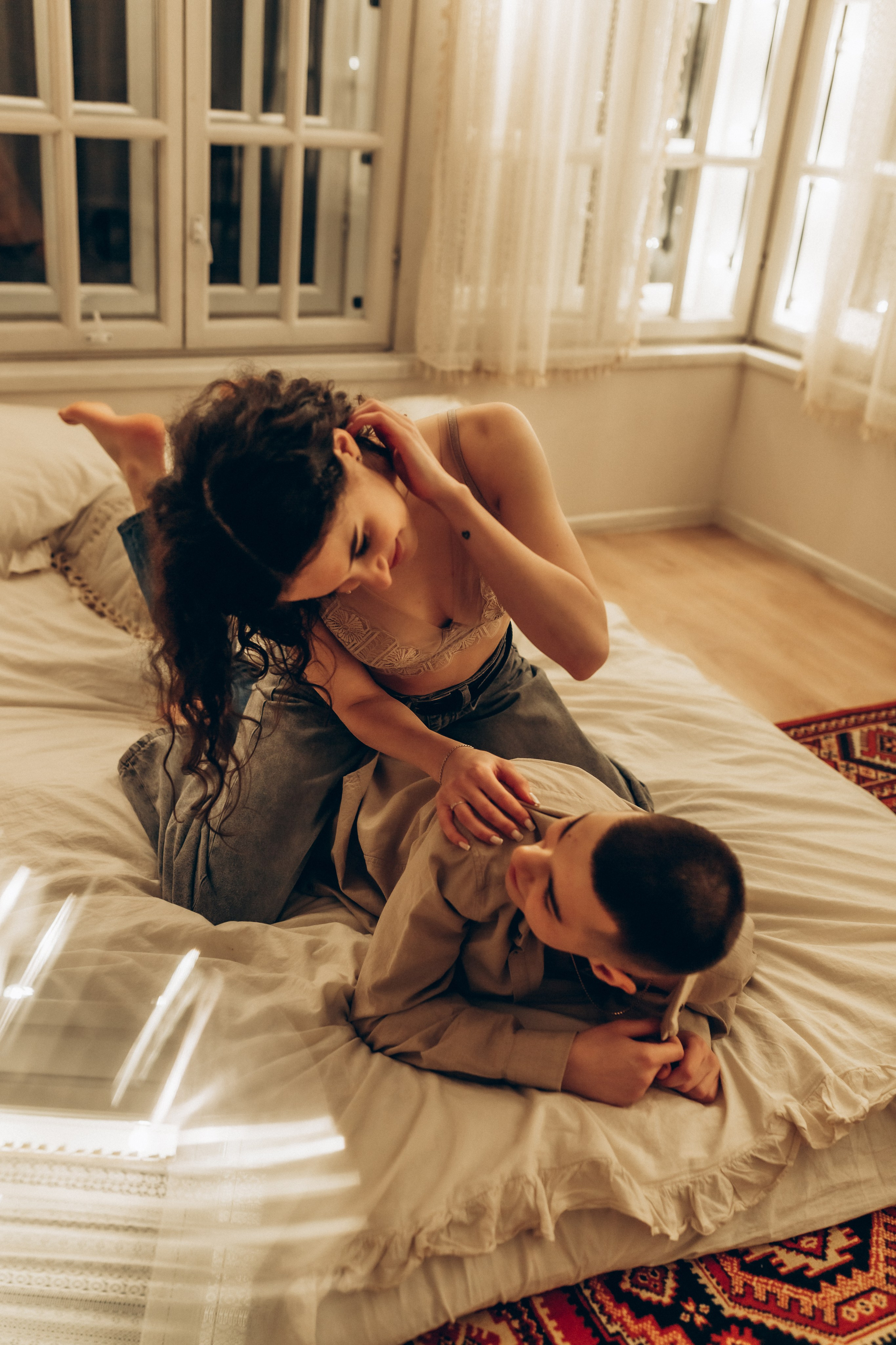 LoveStory Никита и Лиза в студии. Фотограф Санкт-Петербург Князева Елизавета