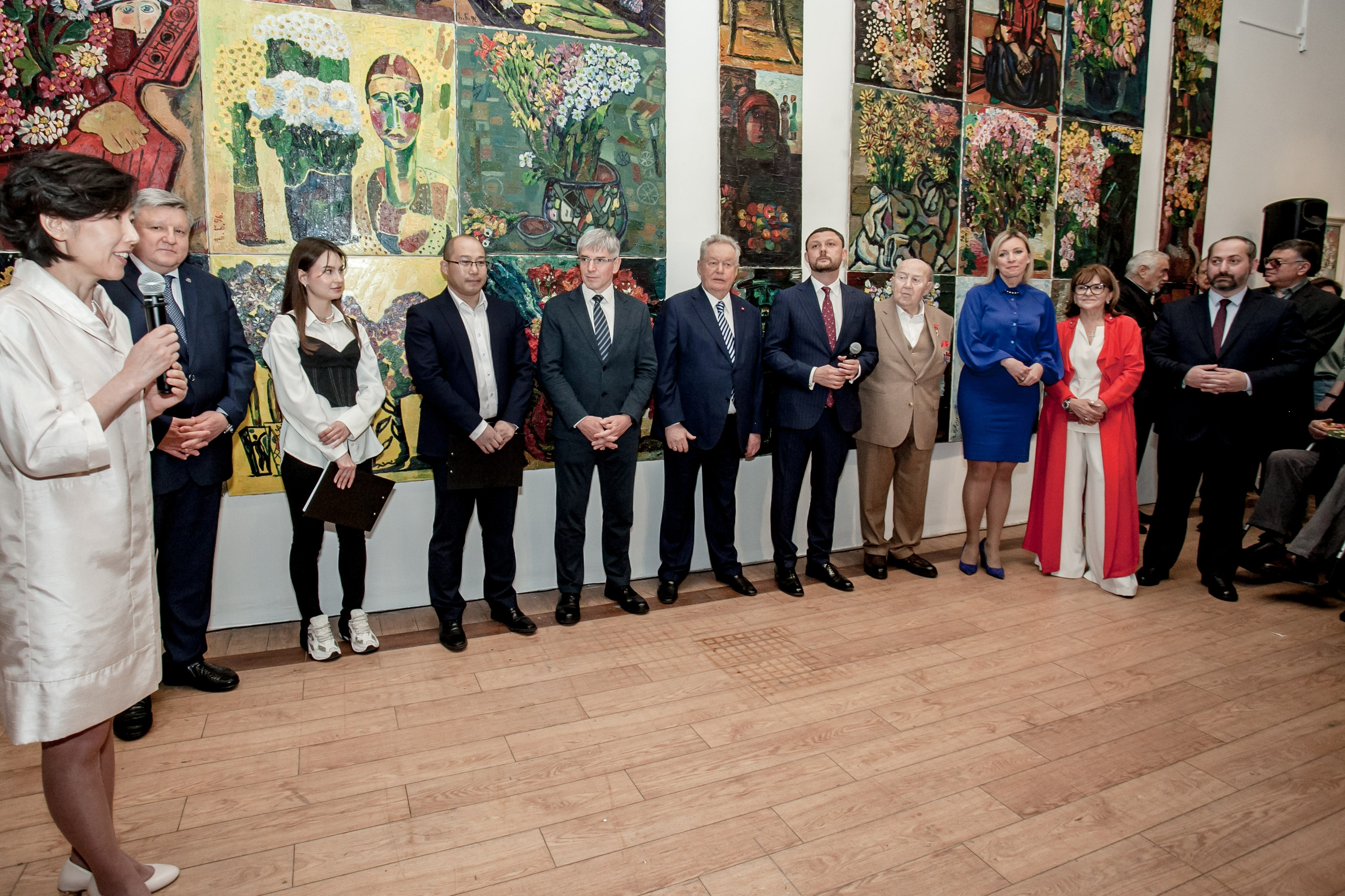 Открытие выставки Зураба Церетели. Art photographer Nino