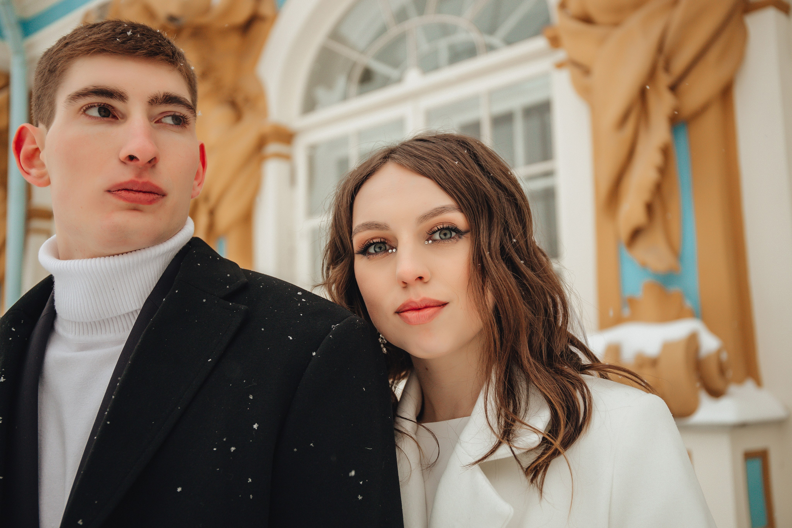 Андрей & Соня. Царское Село, зима. Свадебный и семейный фотограф Пушкин Царское Село СПБ Питер Санкт-Петербург и Рязань Ольга Козлова