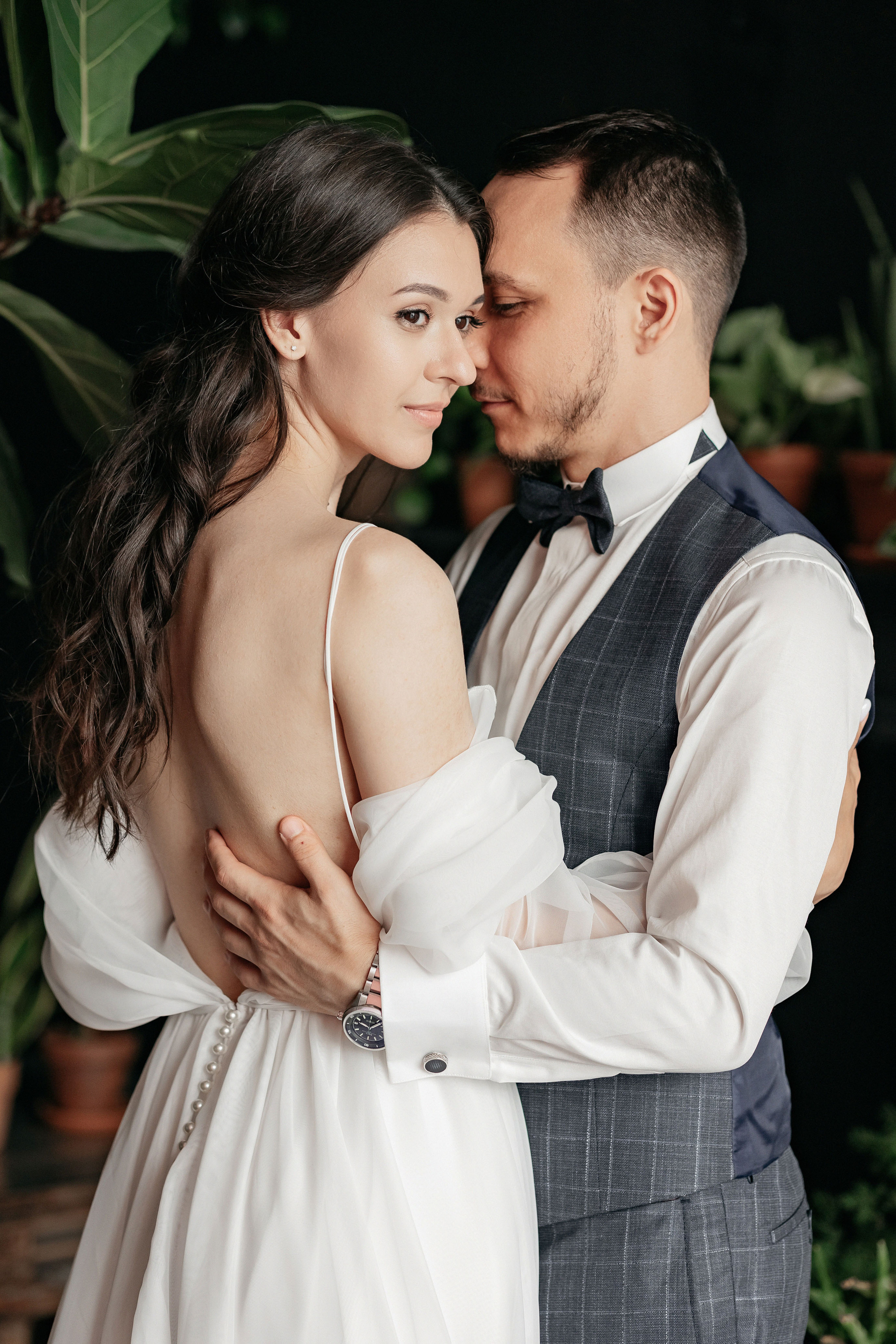 АРХИВ Алина и Олег. Таганский загс, фотостудия БОТАНИКА. Свадебный фотограф Москва