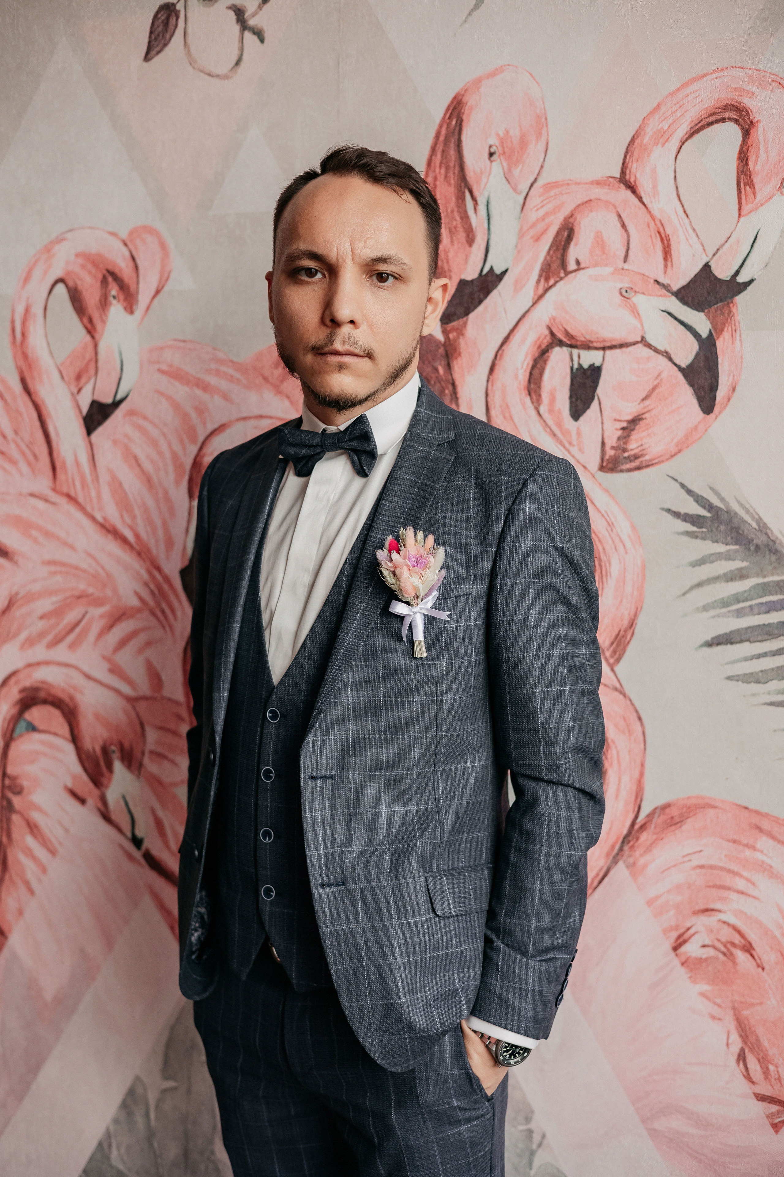 АРХИВ Алина и Олег. Таганский загс, фотостудия БОТАНИКА. Свадебный фотограф Москва