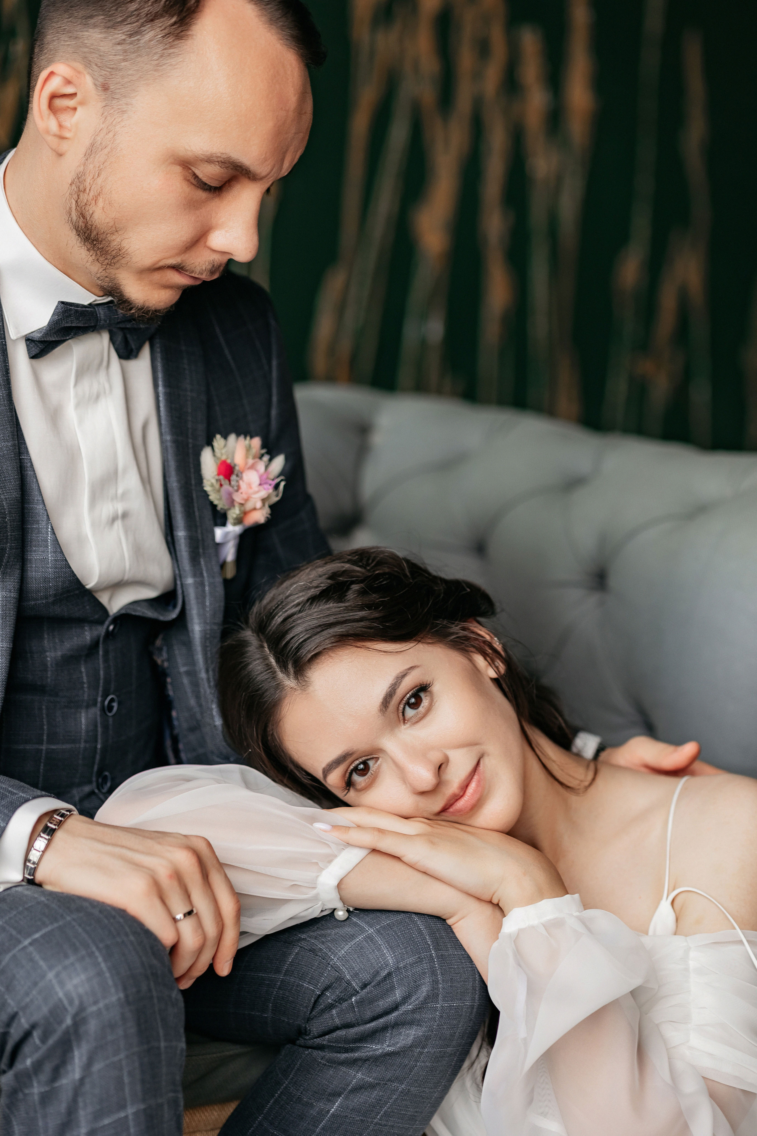 АРХИВ Алина и Олег. Таганский загс, фотостудия БОТАНИКА. Свадебный фотограф Москва