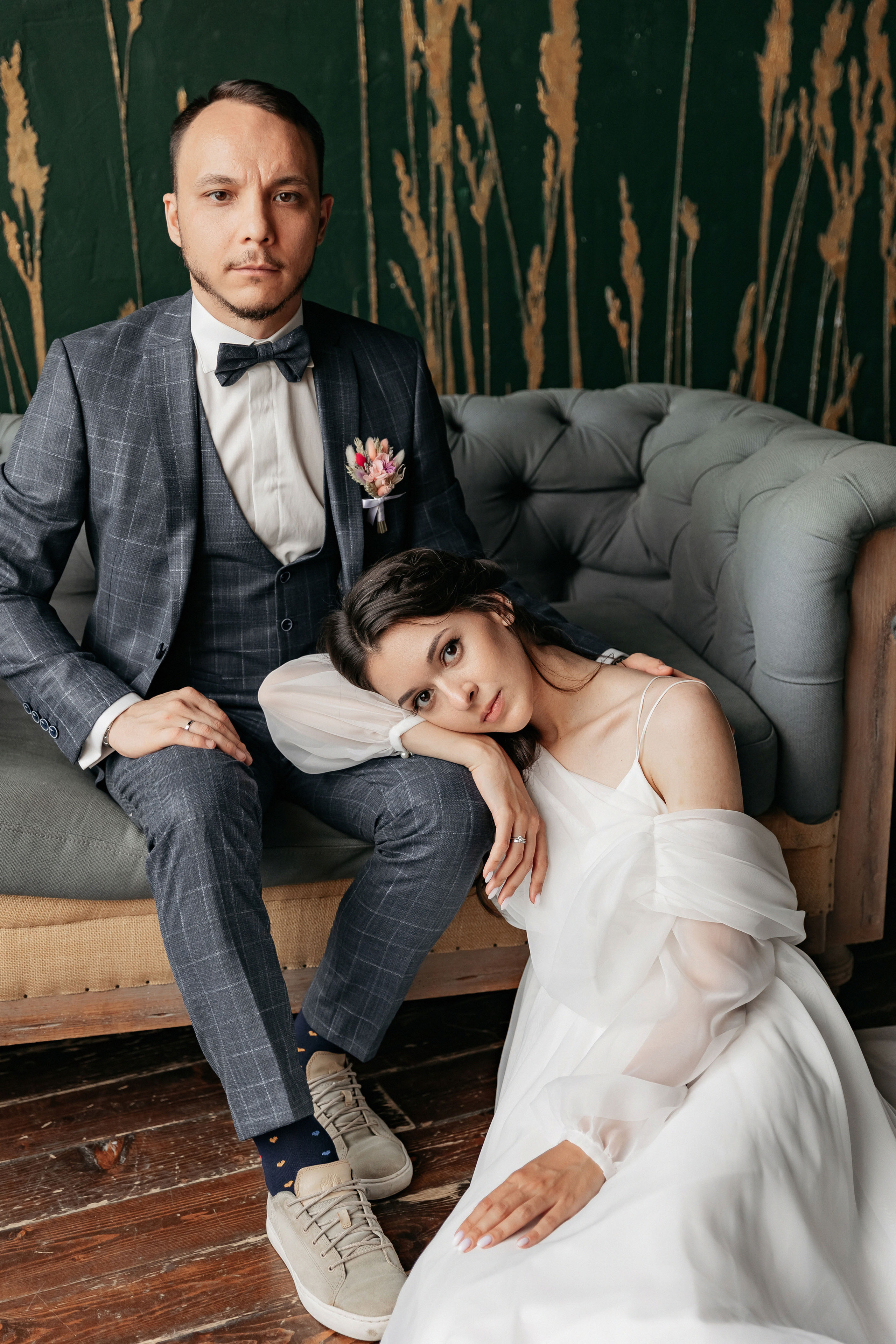 АРХИВ Алина и Олег. Таганский загс, фотостудия БОТАНИКА. Свадебный фотограф Москва