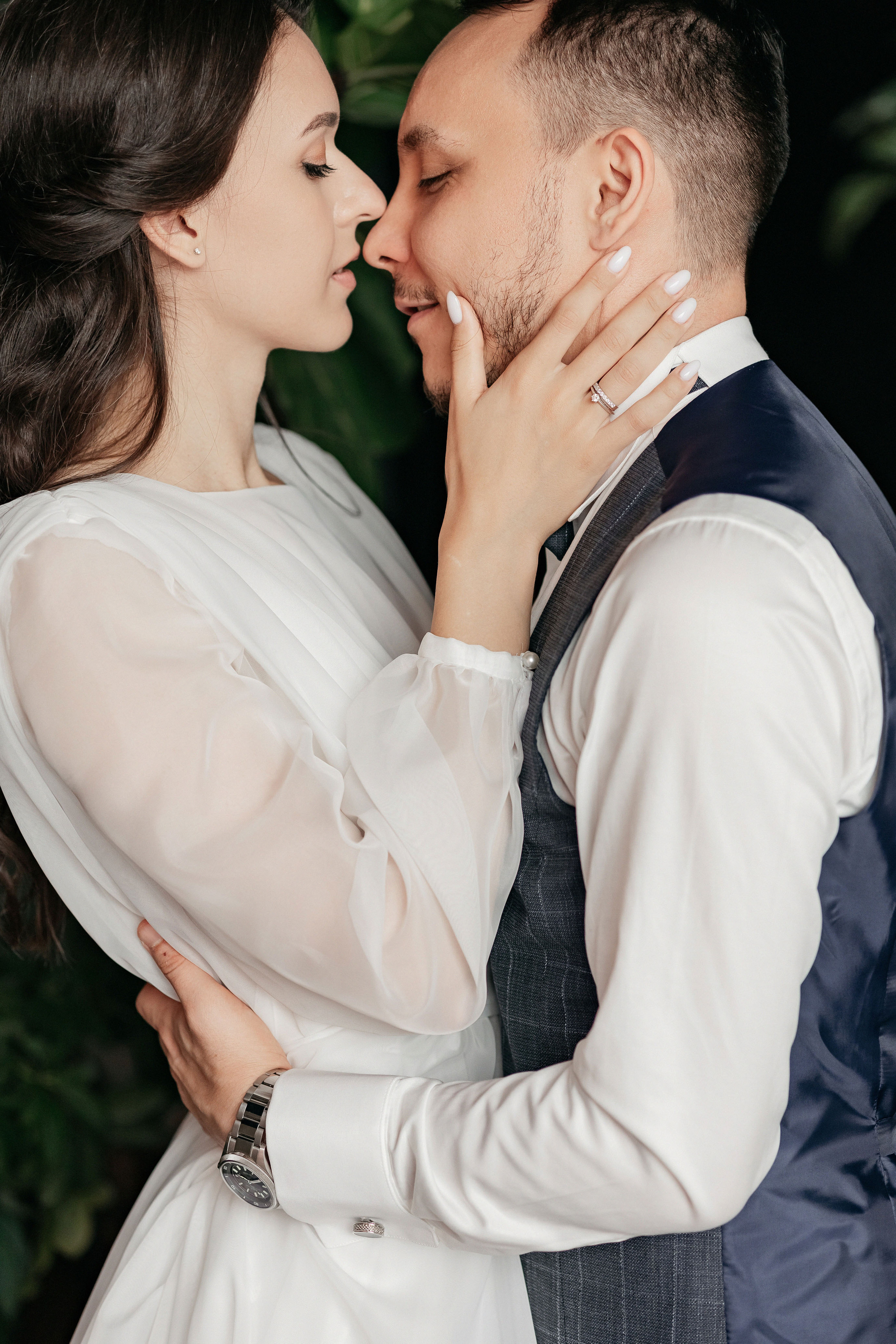 АРХИВ Алина и Олег. Таганский загс, фотостудия БОТАНИКА. Свадебный фотограф Москва