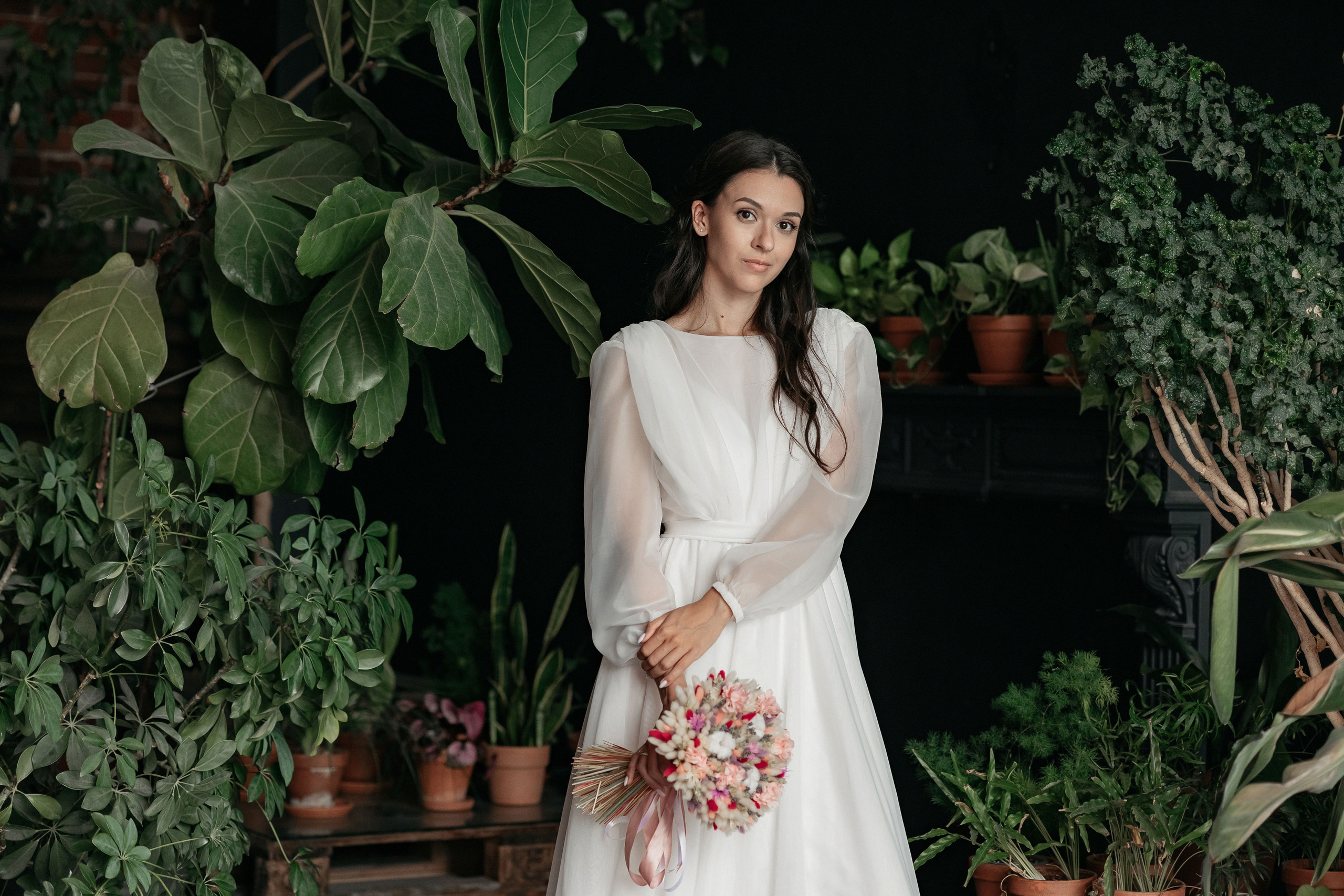 АРХИВ Алина и Олег. Таганский загс, фотостудия БОТАНИКА. Свадебный фотограф Москва