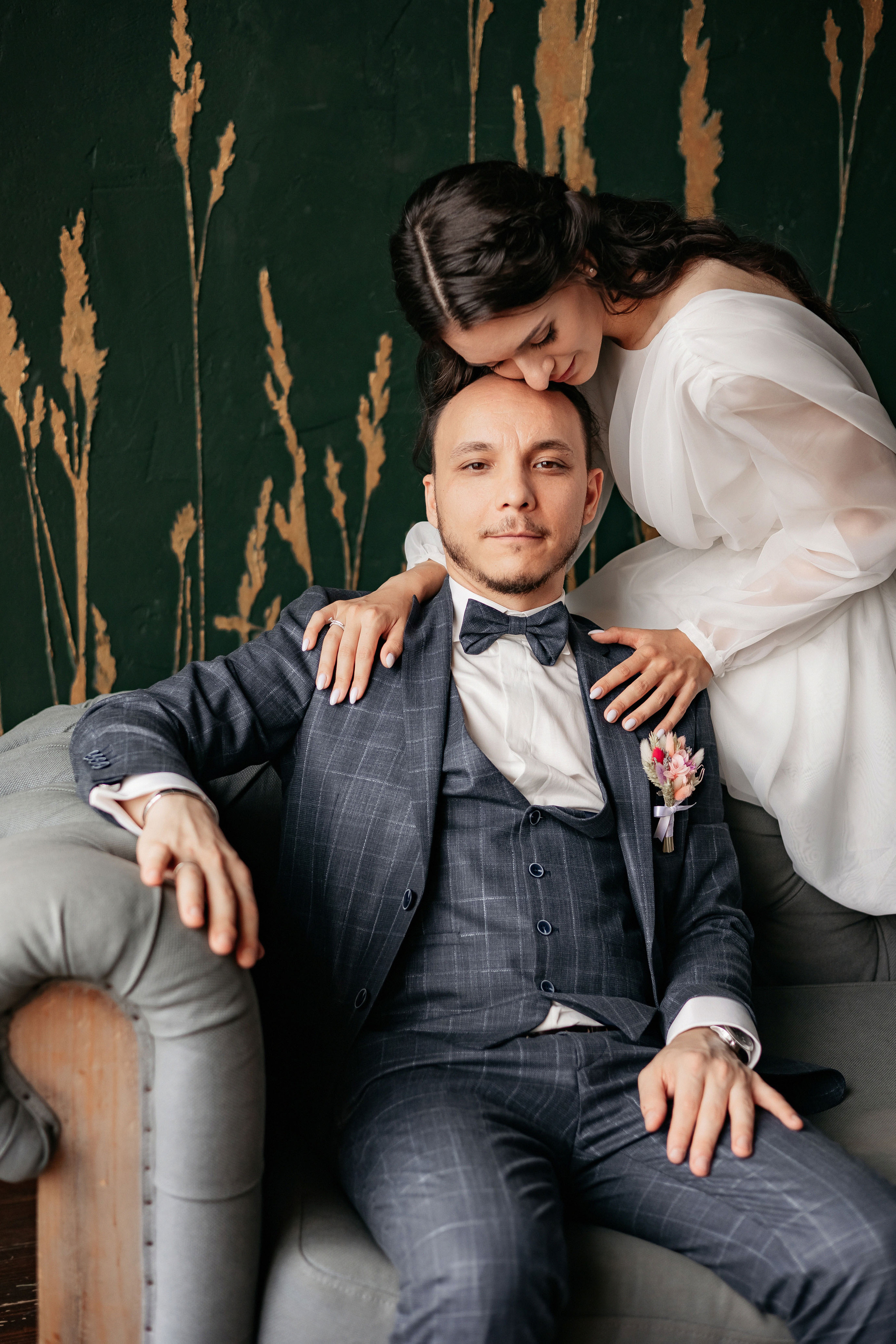 АРХИВ Алина и Олег. Таганский загс, фотостудия БОТАНИКА. Свадебный фотограф Москва