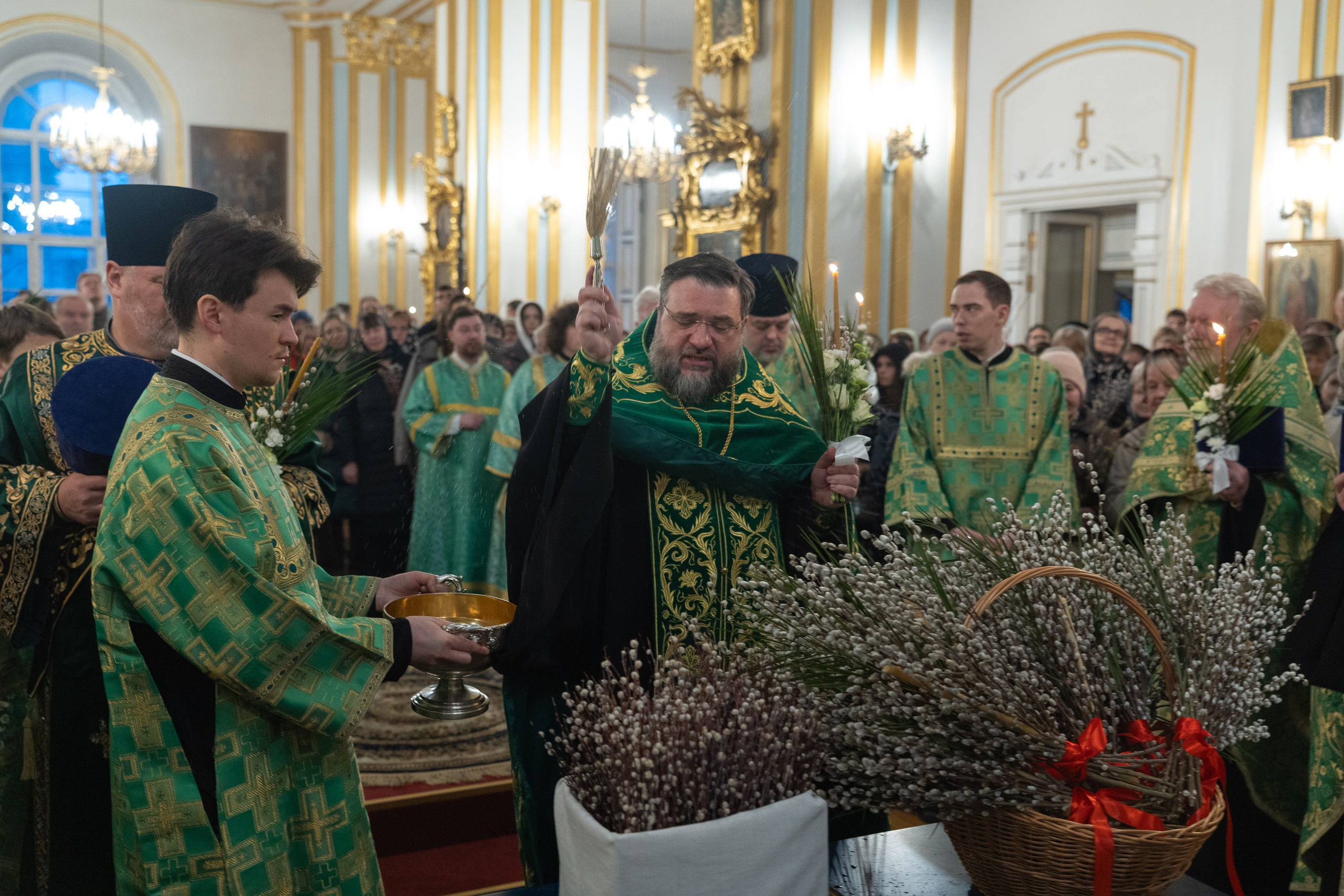 Суббота 6-й седмицы, ваий. Лазарева суббота. Воскрешение прав. Лазаря. НИКОЛО-БОГОЯВЛЕНСКИЙ МОРСКОЙ СОБОР